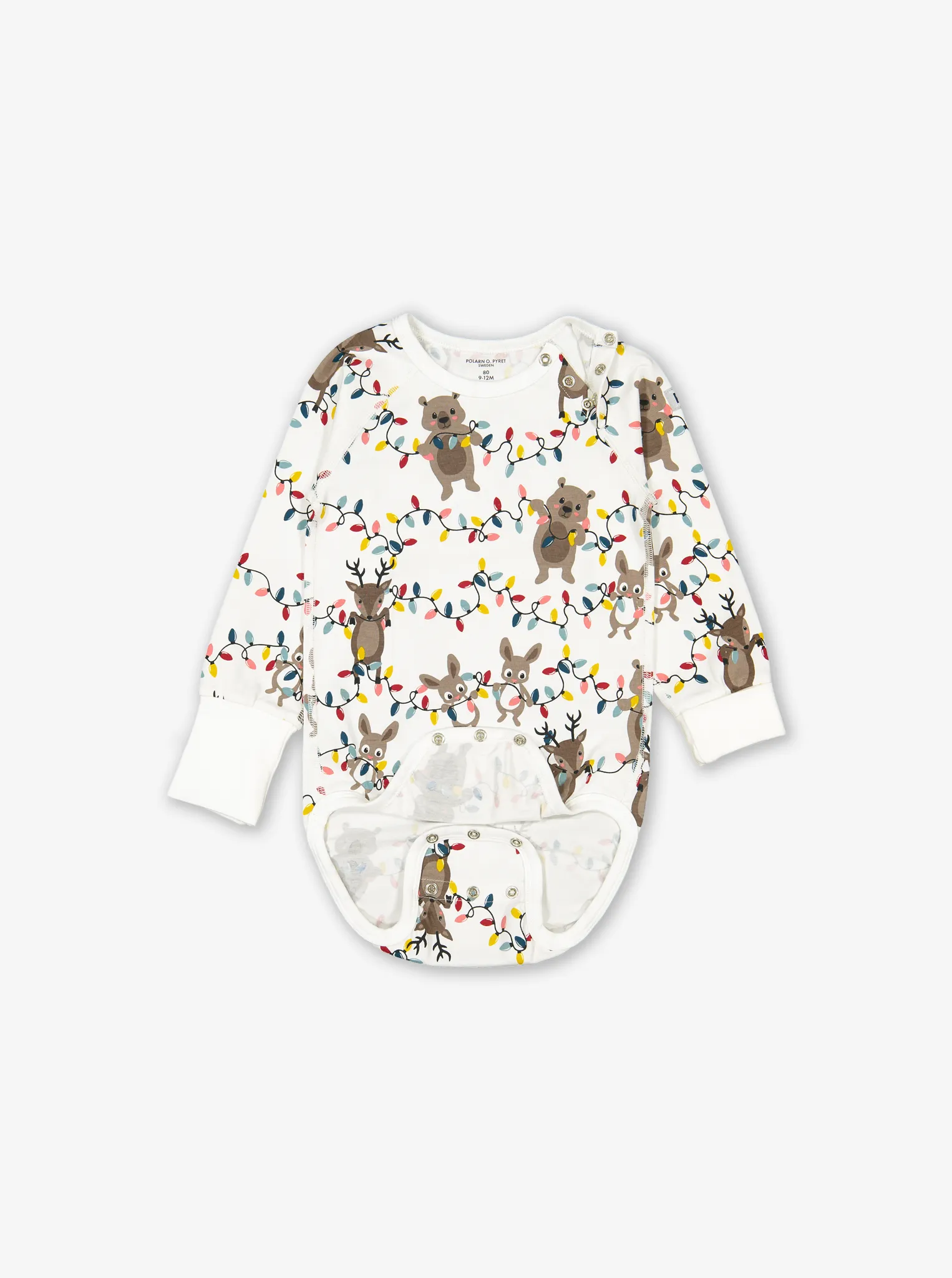 Christmas Lights Baby Bodysuit