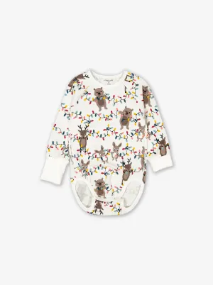 Christmas Lights Baby Bodysuit