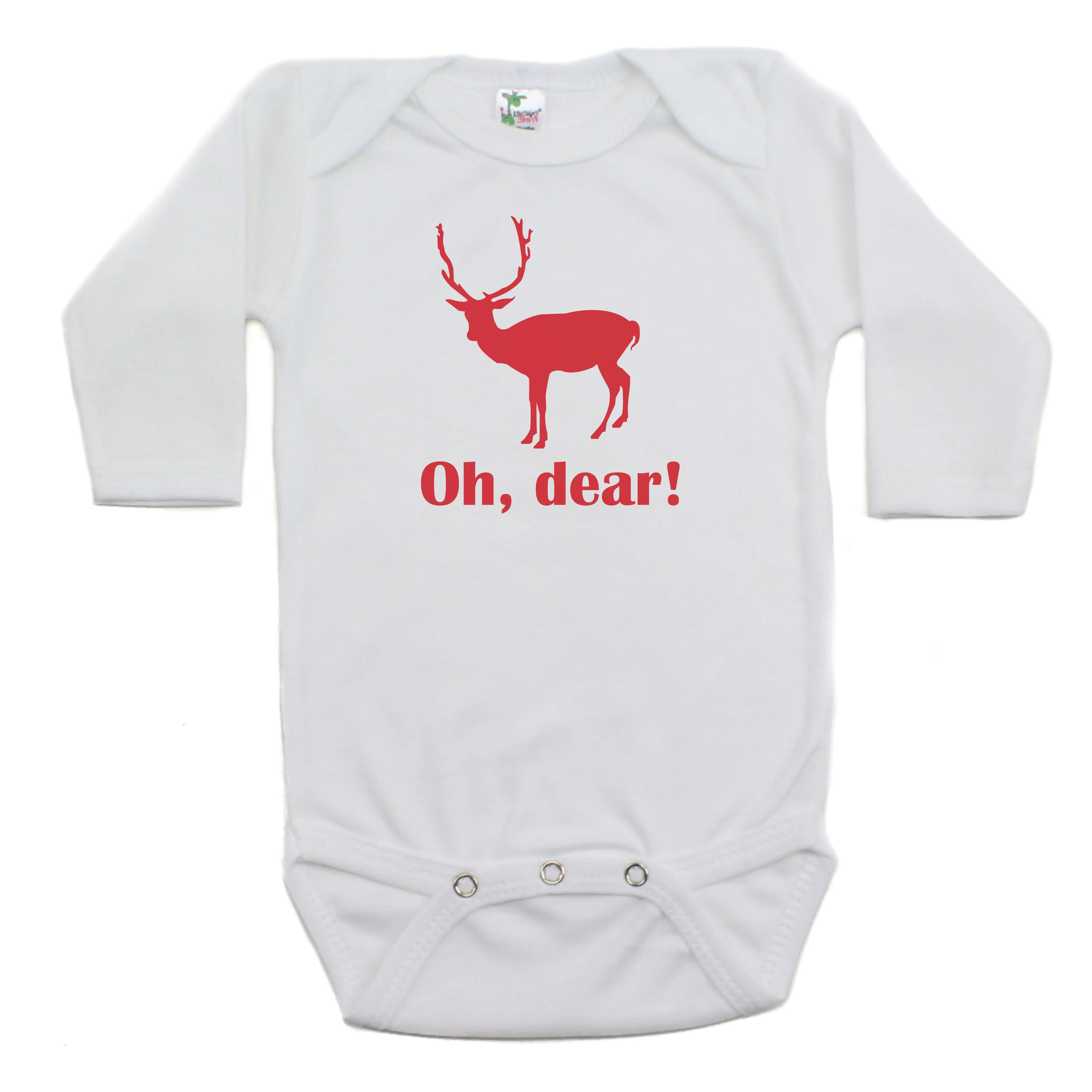 Christmas Oh Dear Long Sleeve Bodysuit