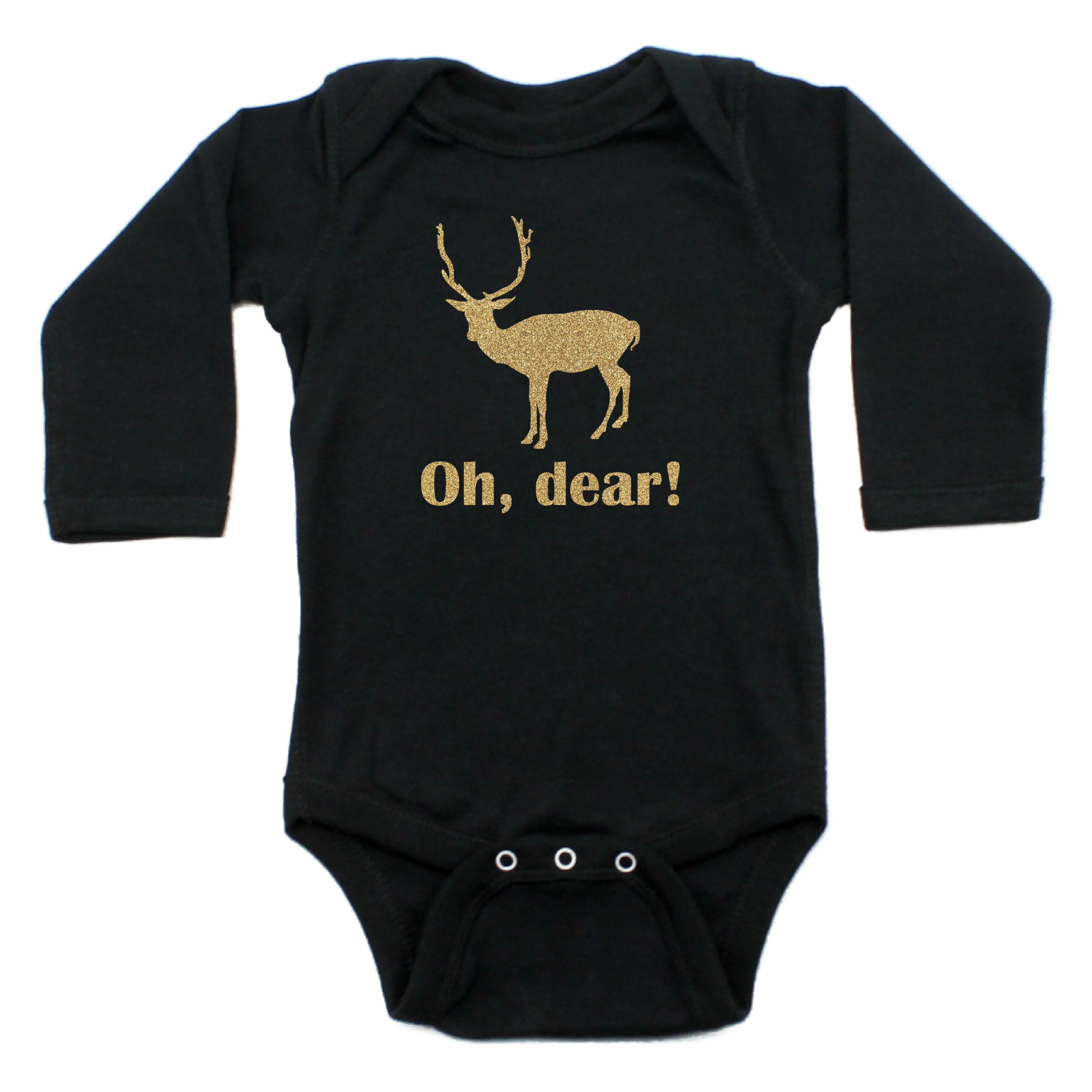Christmas Oh Dear Long Sleeve Bodysuit