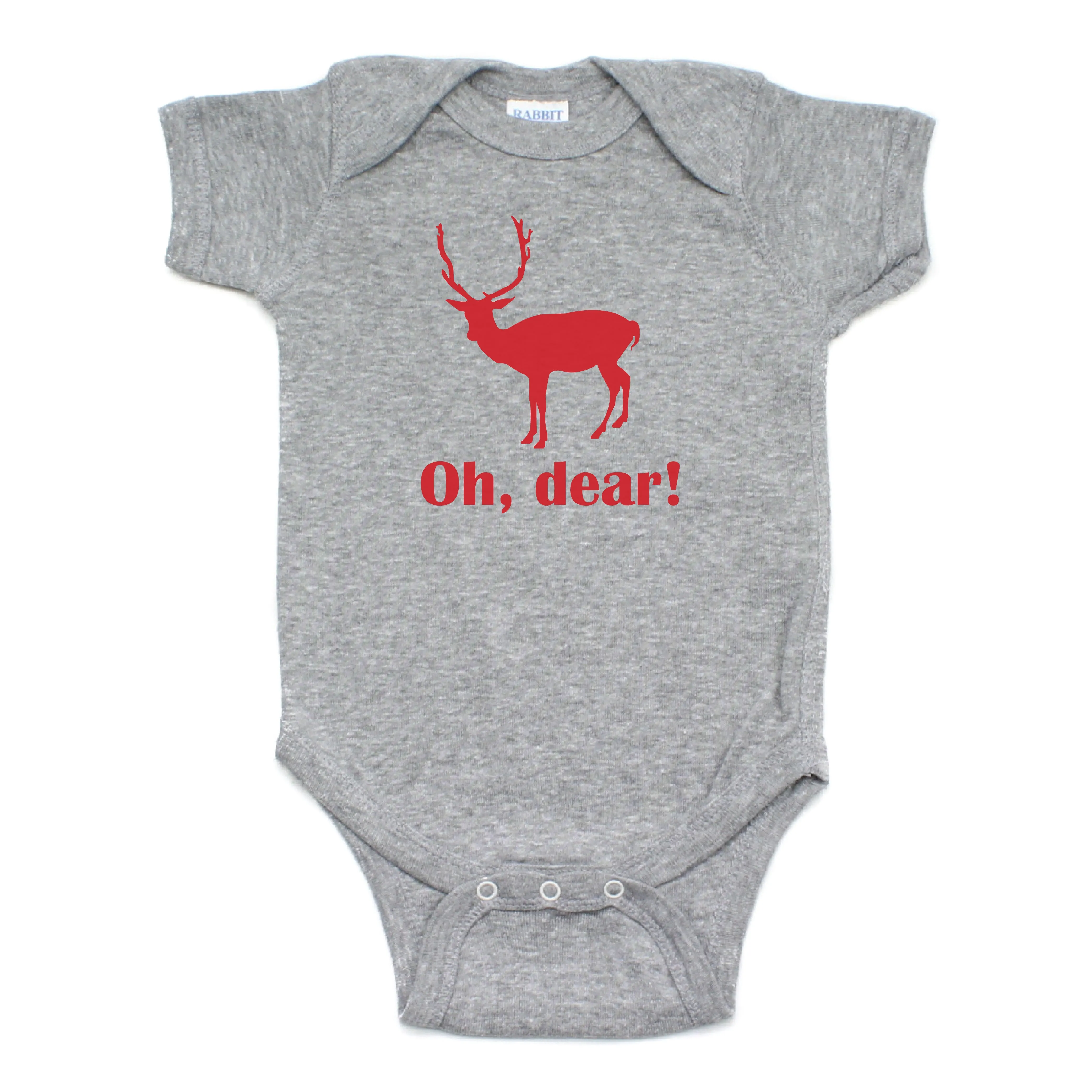 Christmas Oh Dear Short Sleeve Bodysuit