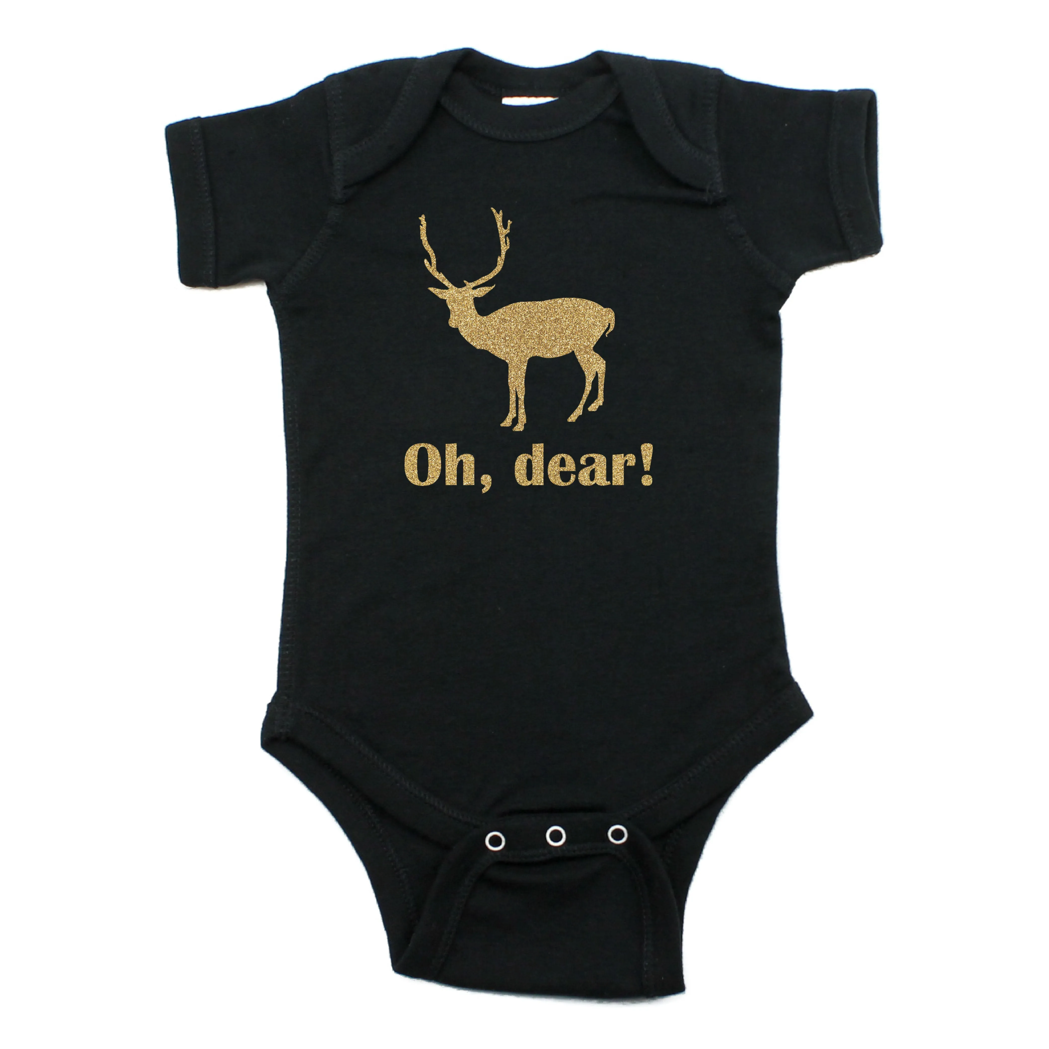 Christmas Oh Dear Short Sleeve Bodysuit