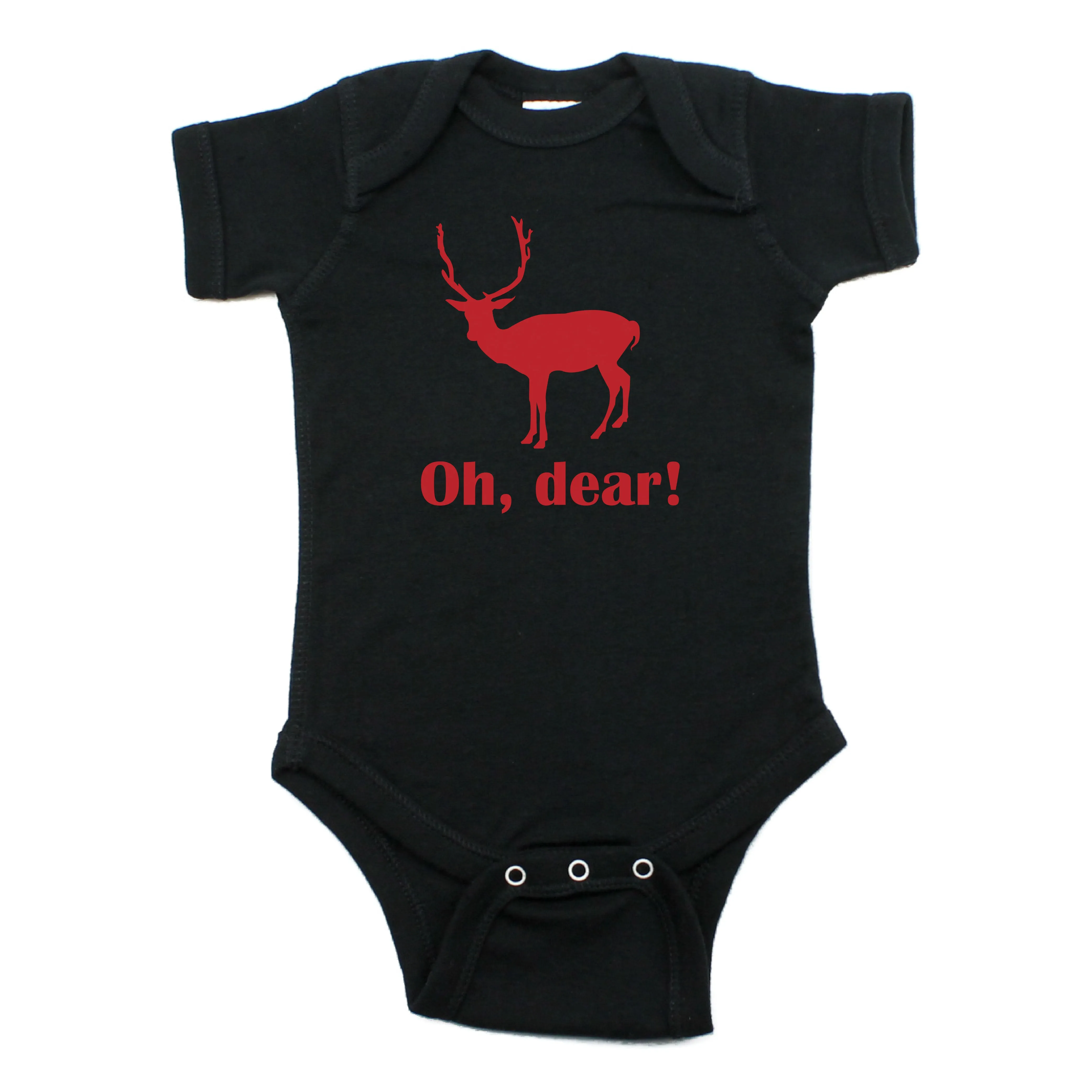 Christmas Oh Dear Short Sleeve Bodysuit