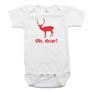 Christmas Oh Dear Short Sleeve Bodysuit