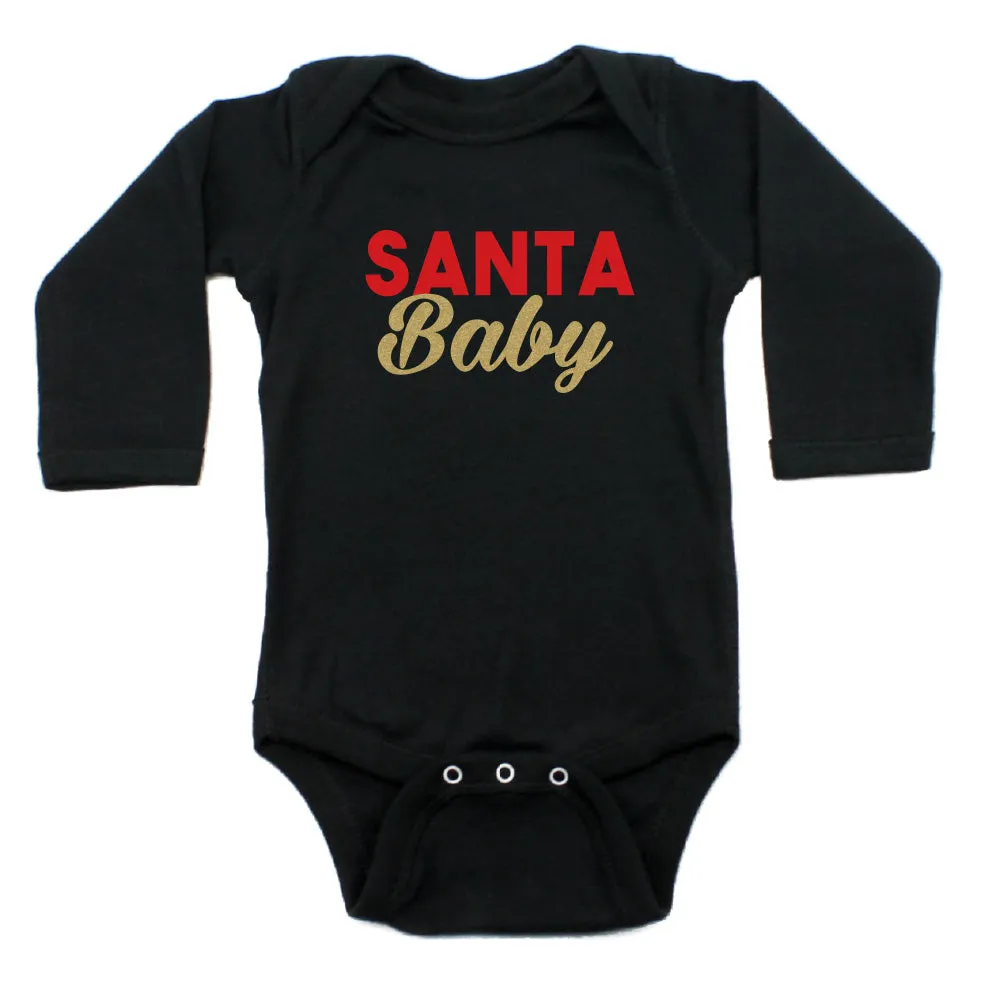Christmas Santa Baby Long Sleeve Infant Bodysuit