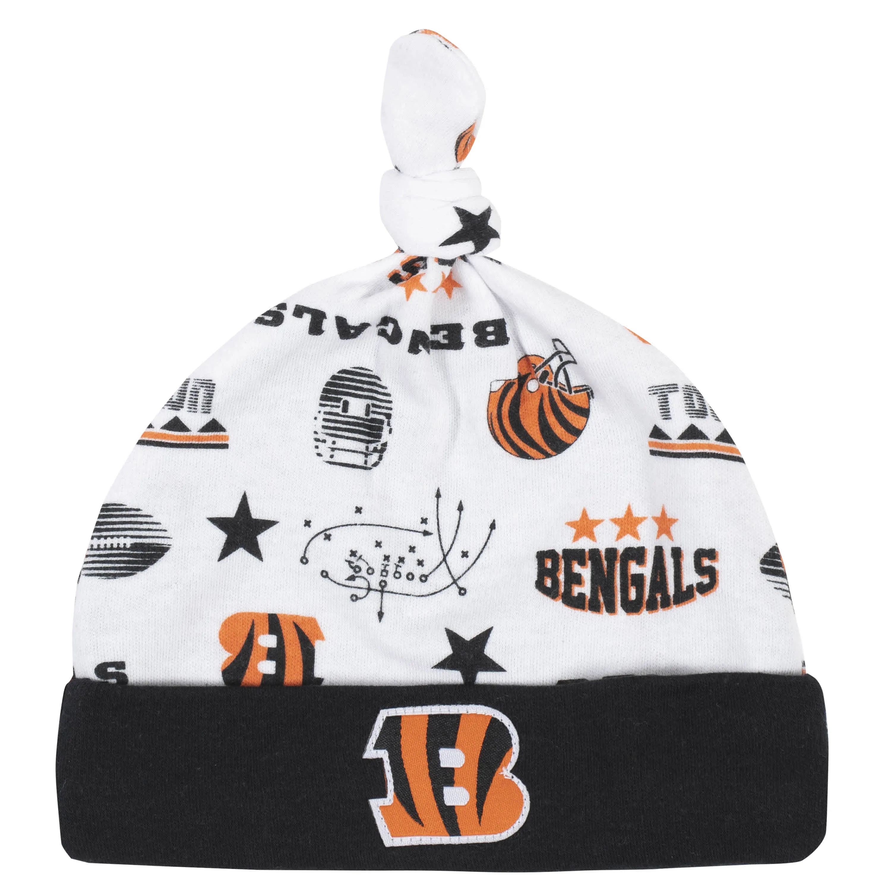 Cincinnati Bengals Baby 3-Piece Bodysuit, Sleep 'N Play, and Cap Set