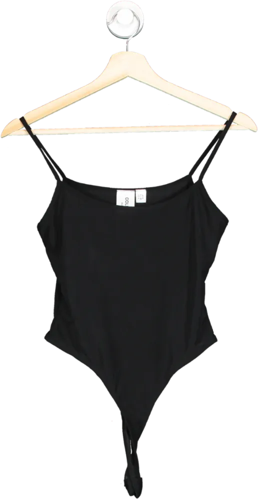 Collusion Black Bodysuit UK 8