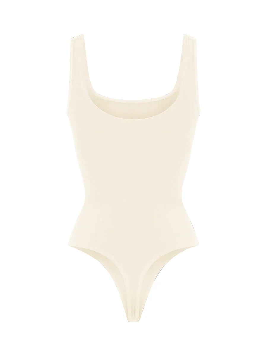 ContourSculpt Scoop Tank Thong Bodysuit