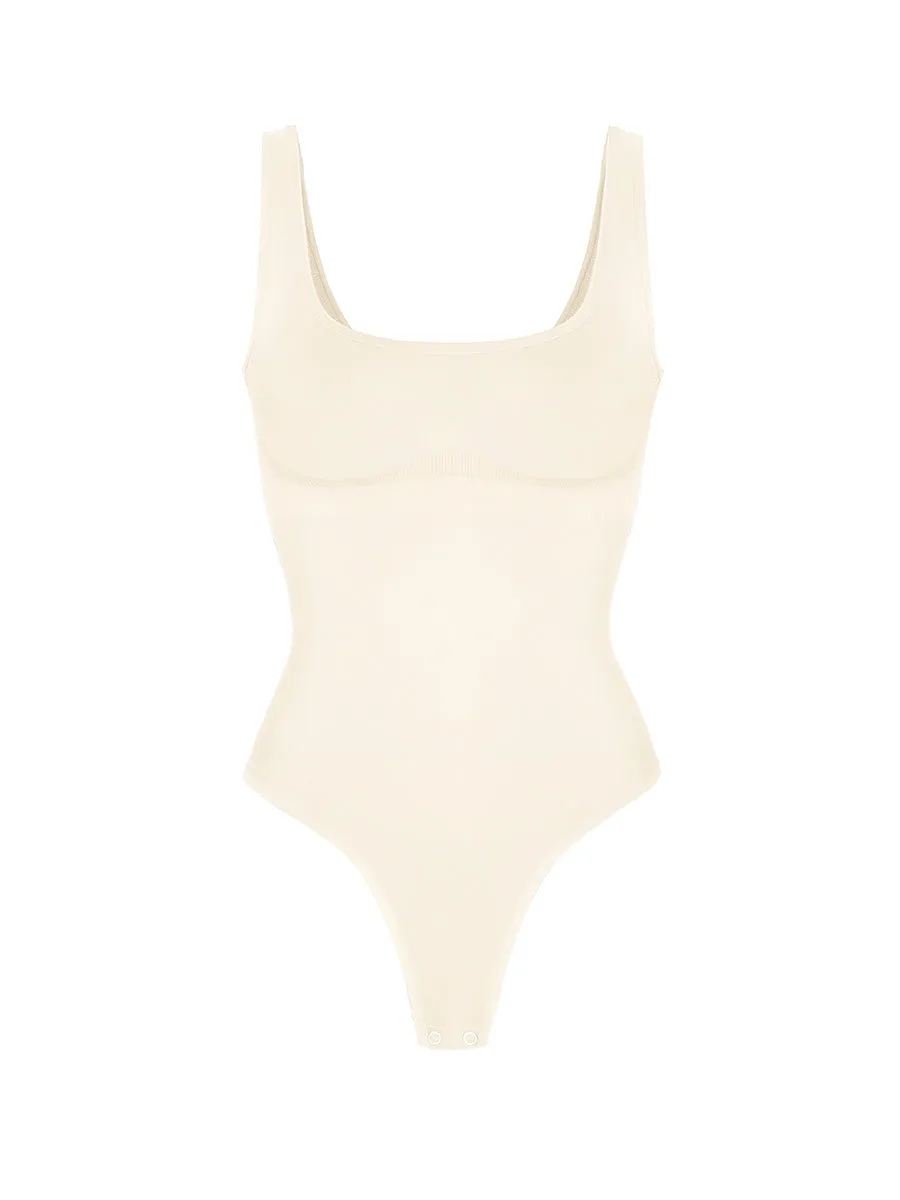 ContourSculpt Scoop Tank Thong Bodysuit