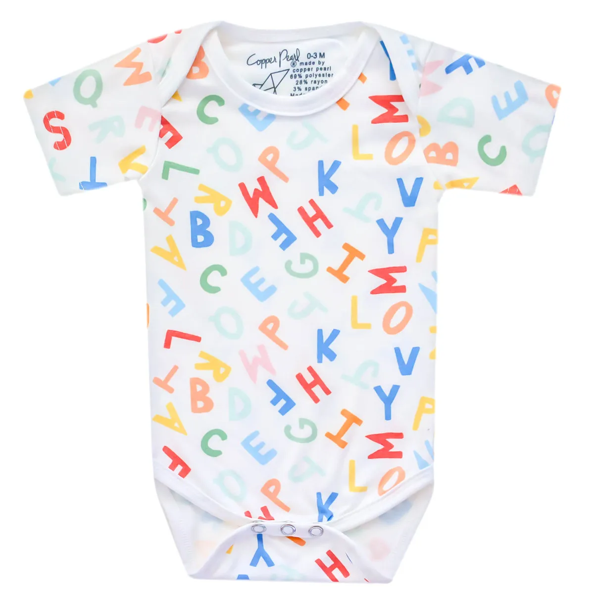 Copper Pearl Webster Short Sleeve Bodysuit-6/12 month