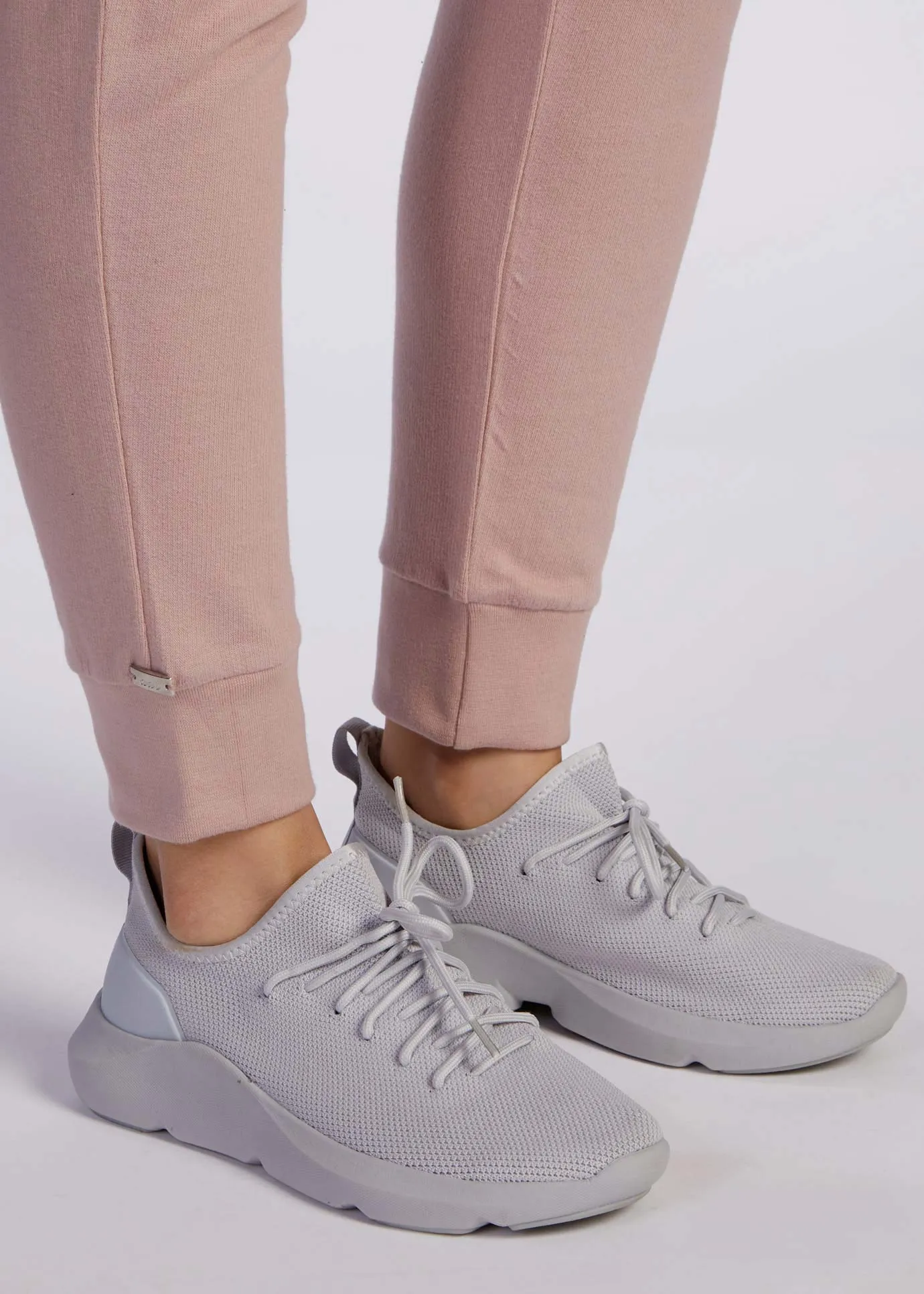 Cotton Cuffed Leggings Pink - Final Sale