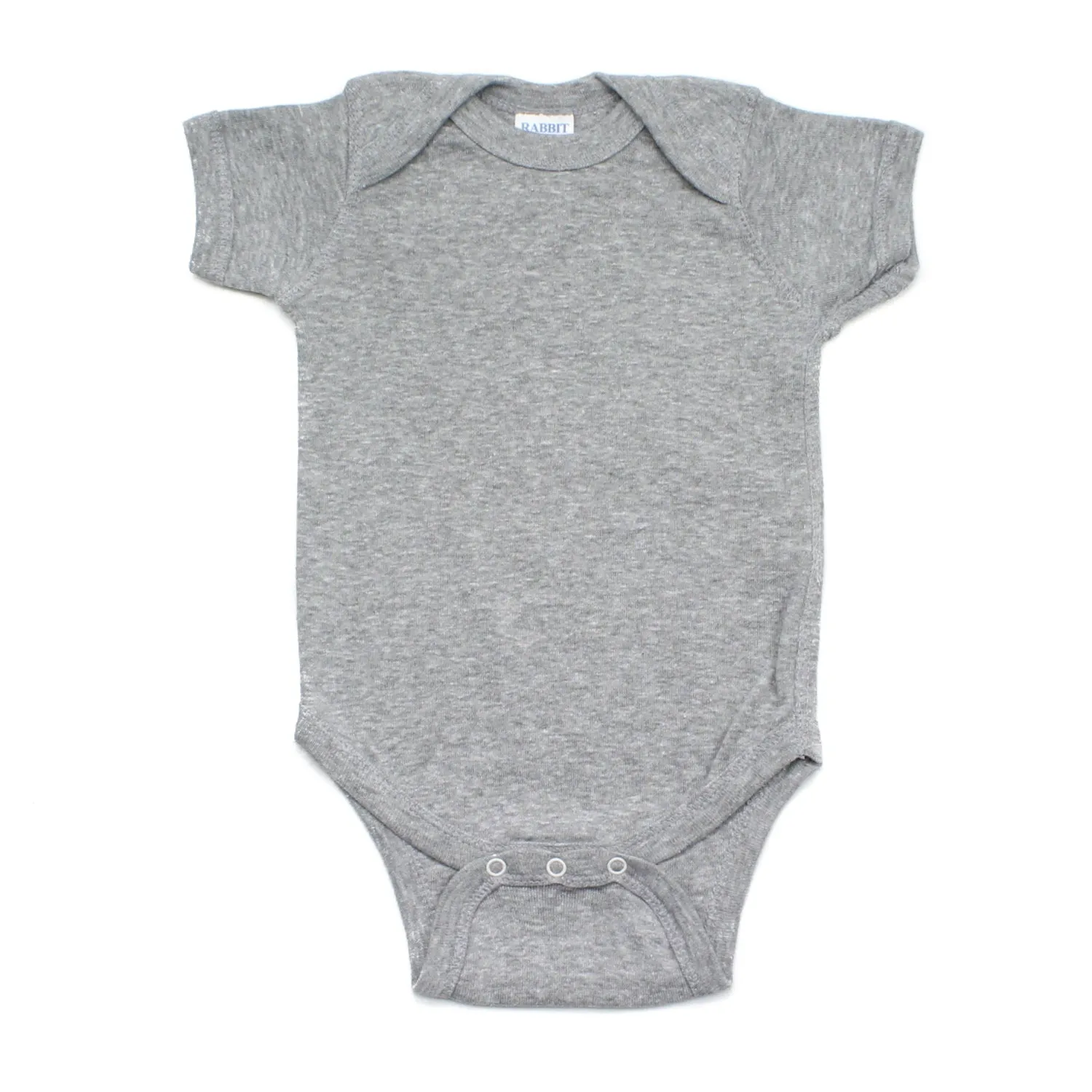 Cotton Solid Short Sleeve Baby Infant Bodysuit Creeper One Piece Snapsuit