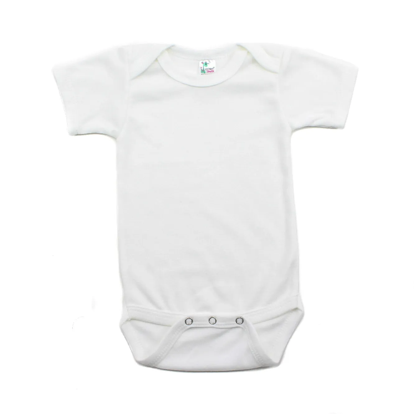 Cotton Solid Short Sleeve Baby Infant Bodysuit Creeper One Piece Snapsuit