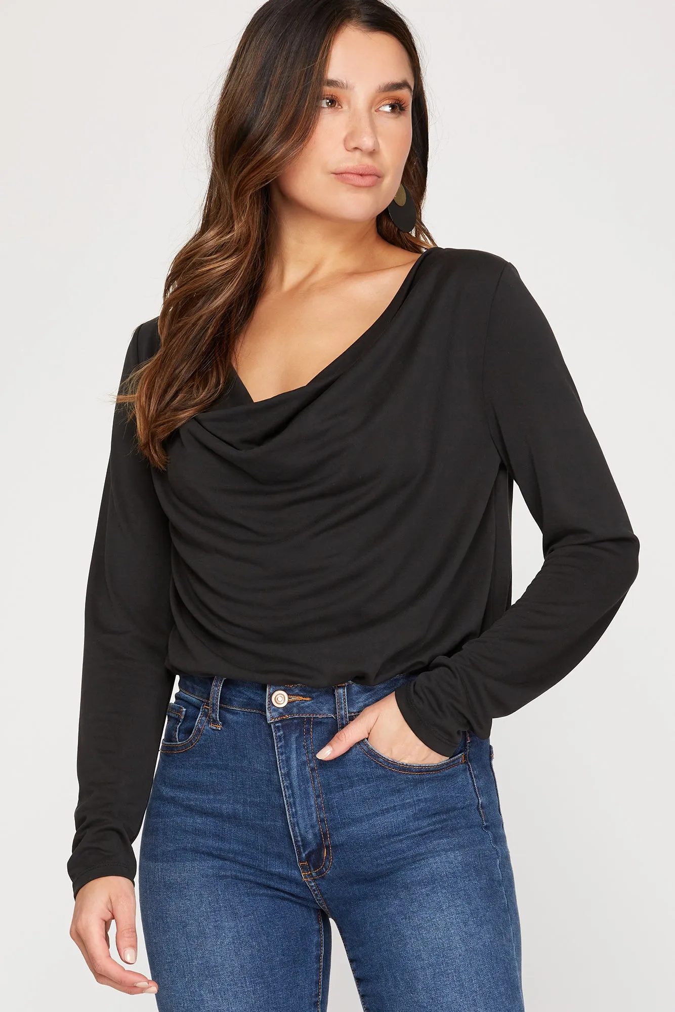 Cowl Neck Modal BodySuit