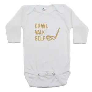 Crawl Walk Golf Bodysuit Long Sleeve Bodysuit