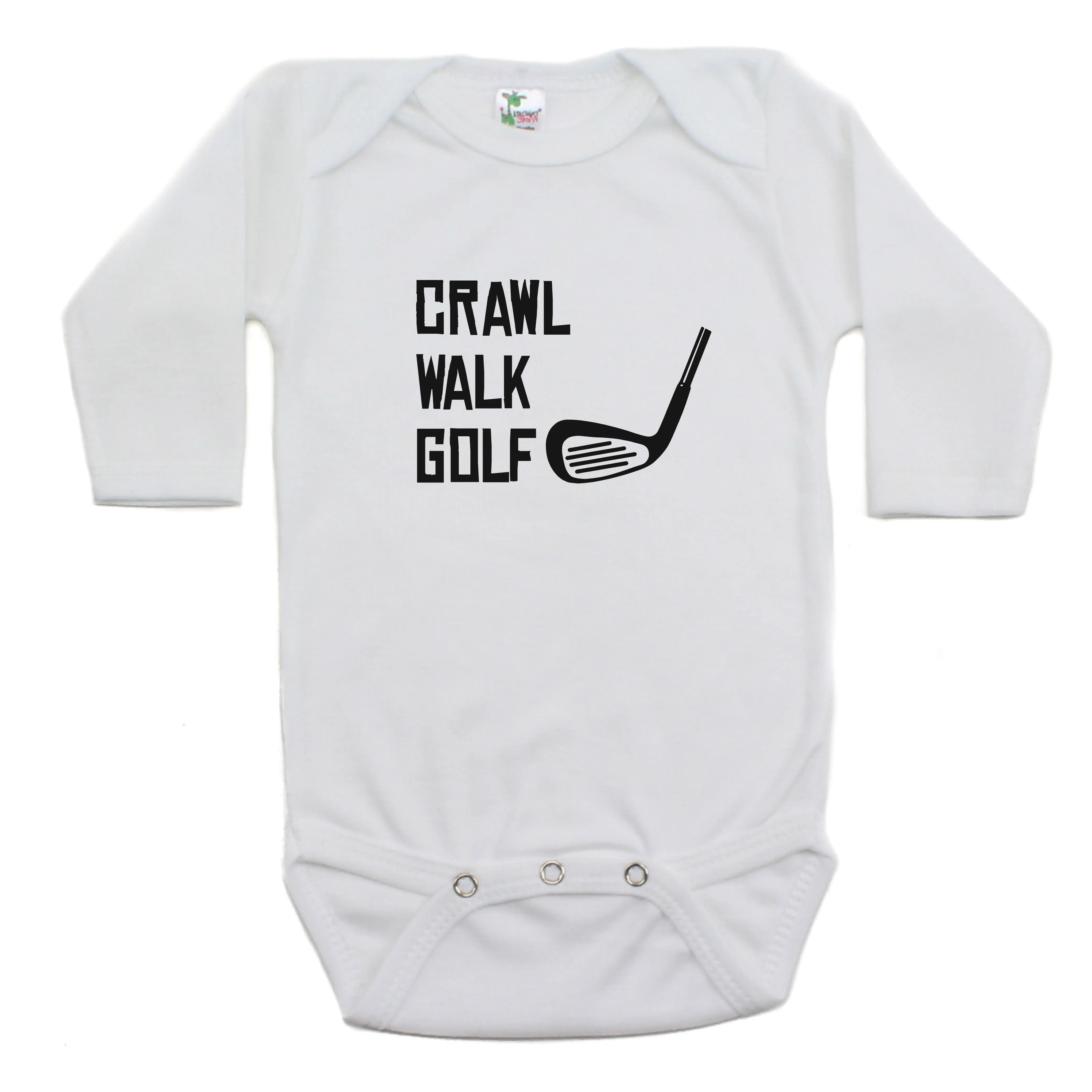Crawl Walk Golf Bodysuit Long Sleeve Bodysuit