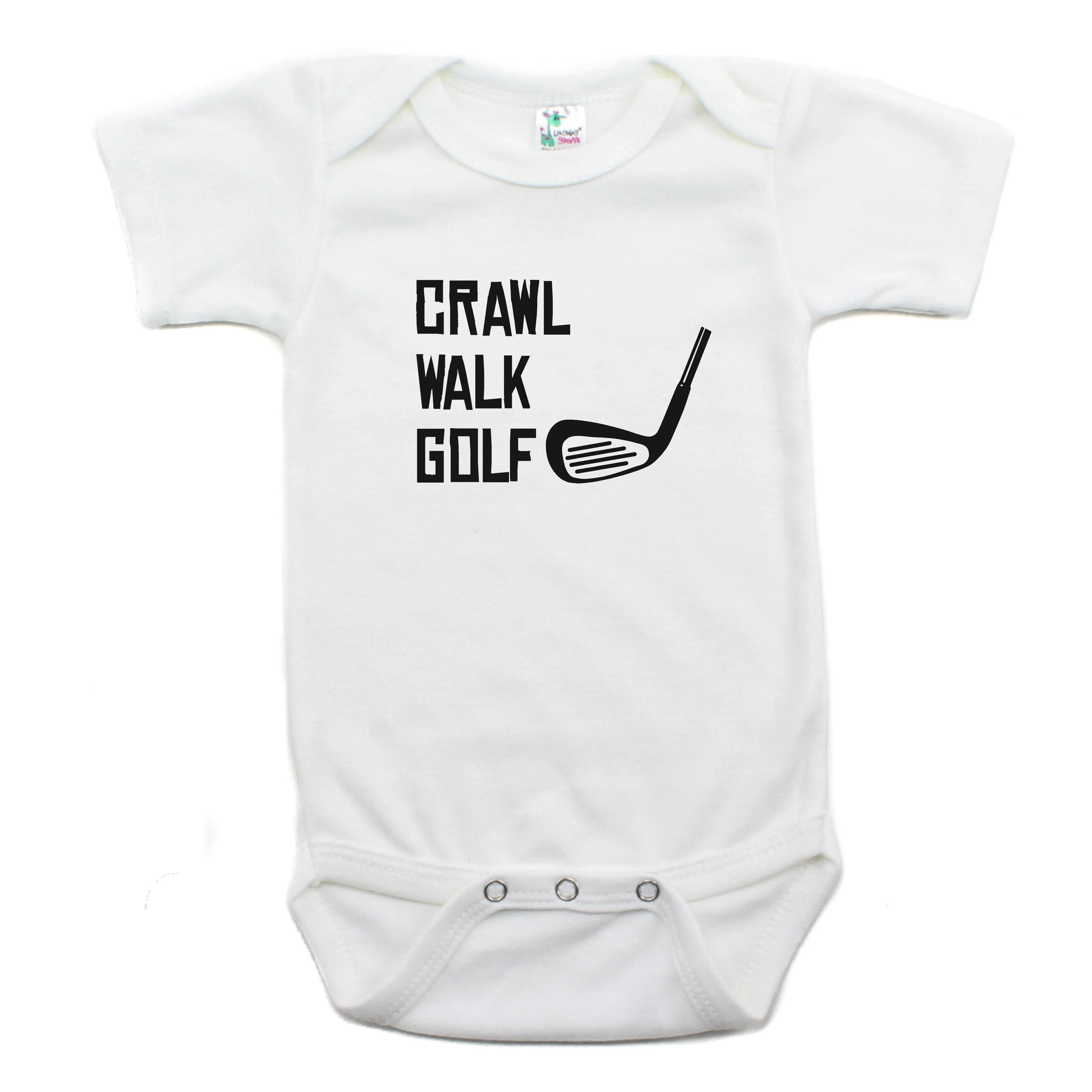 Crawl Walk Golf Bodysuit Short Sleeve Bodysuit