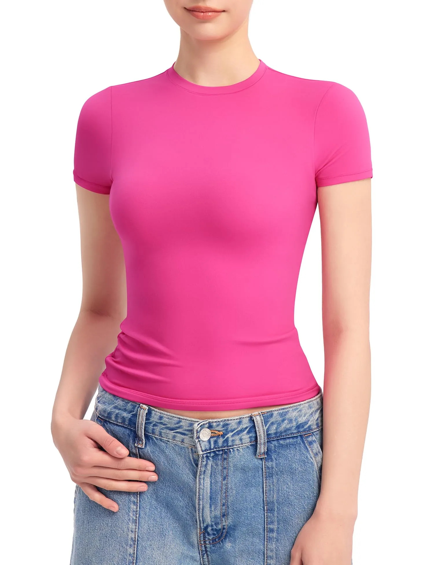 Crew Neck Short Sleeve T-Shirt