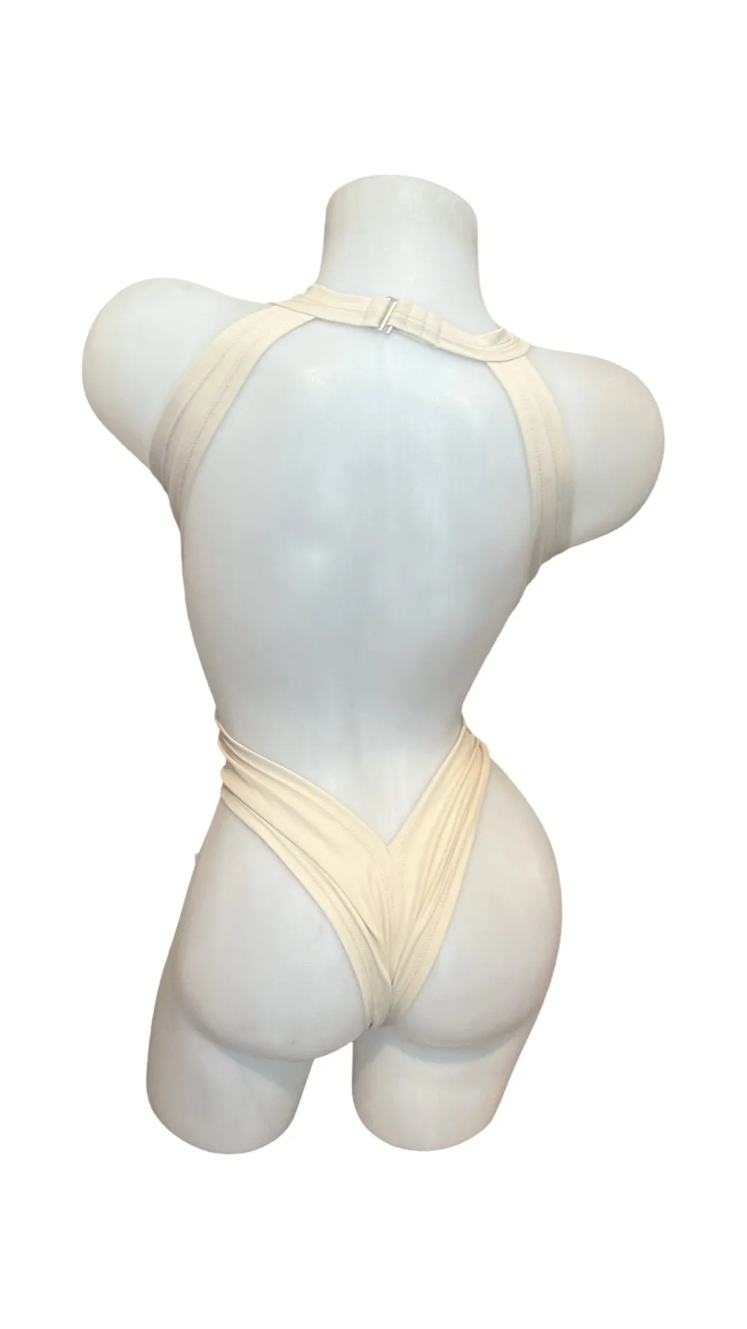 Criss Cross Bodysuit Nude