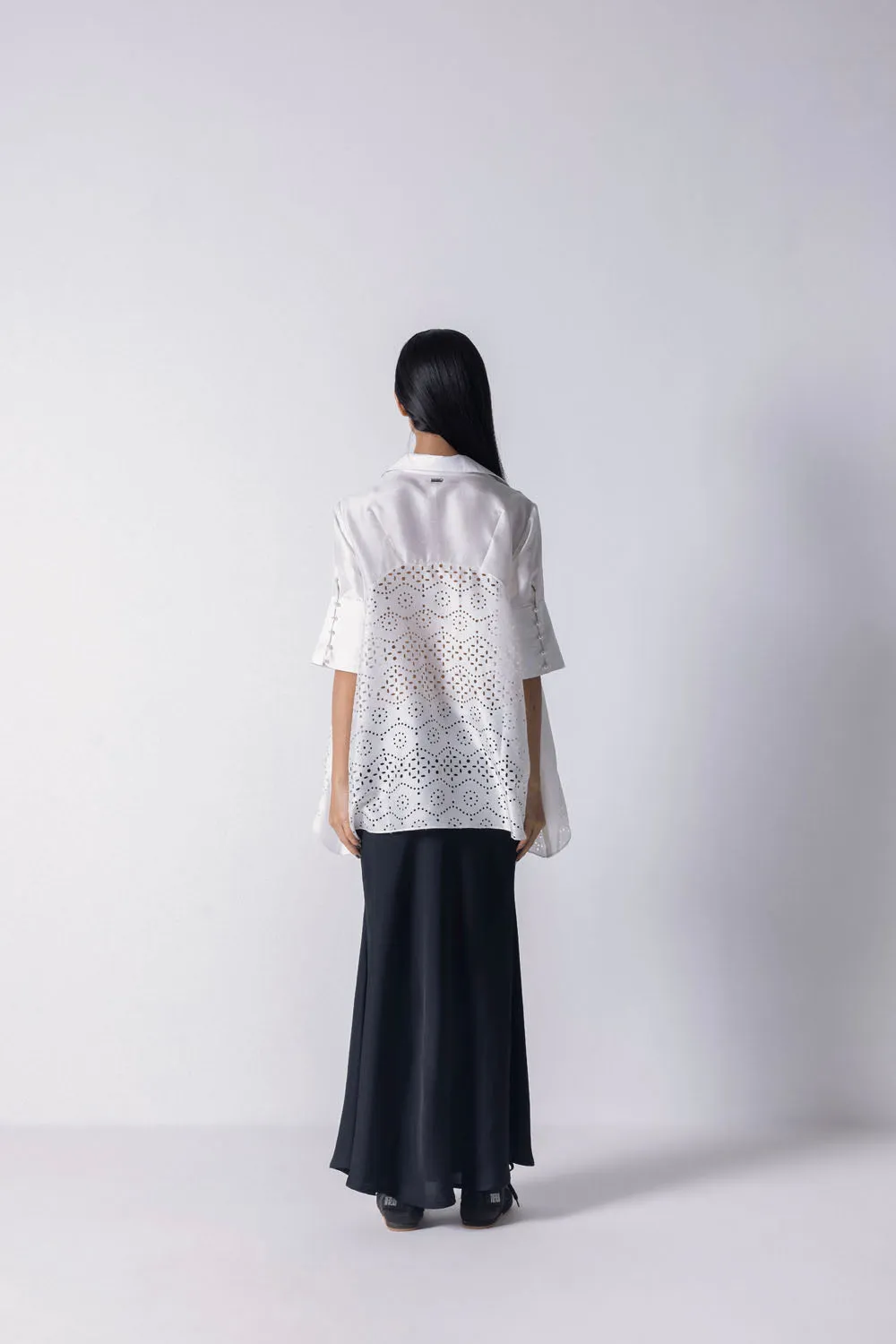 Cutwork Godet Shirt