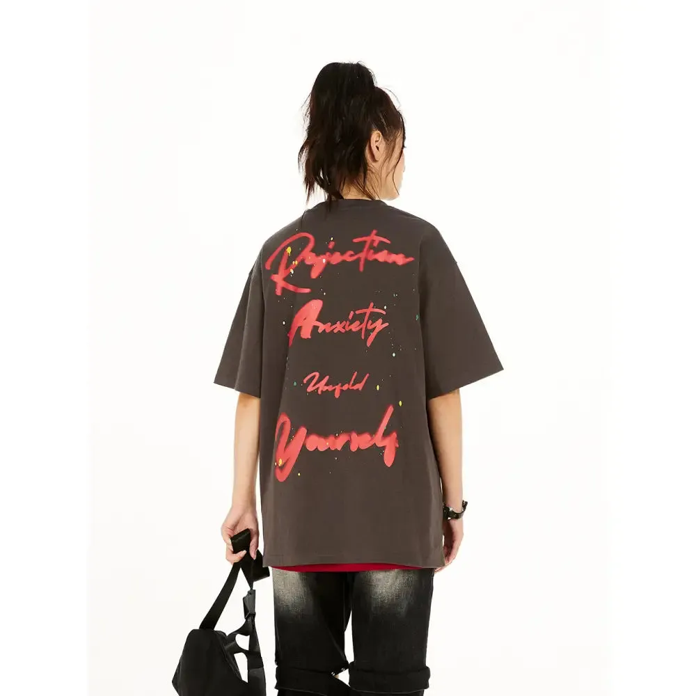 Dangerous People Printed Short-Sleeved T-shirt