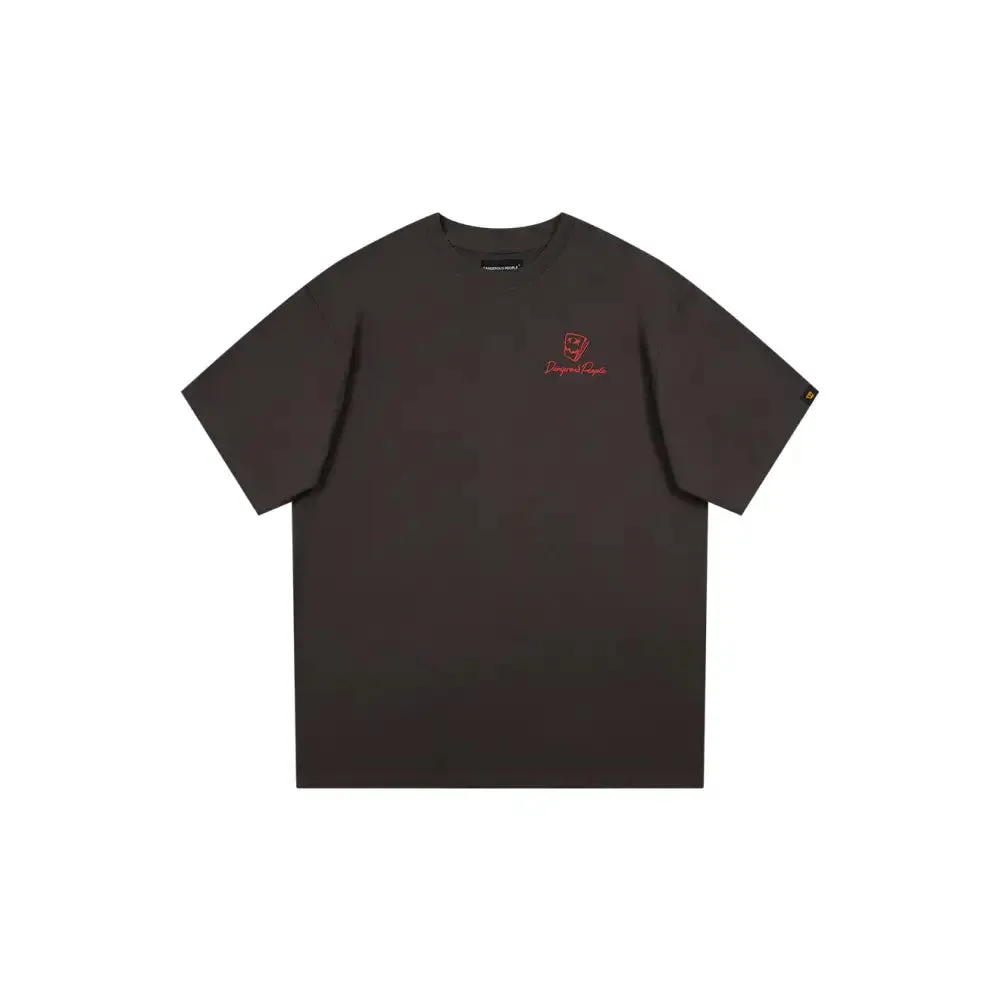 Dangerous People Printed Short-Sleeved T-shirt