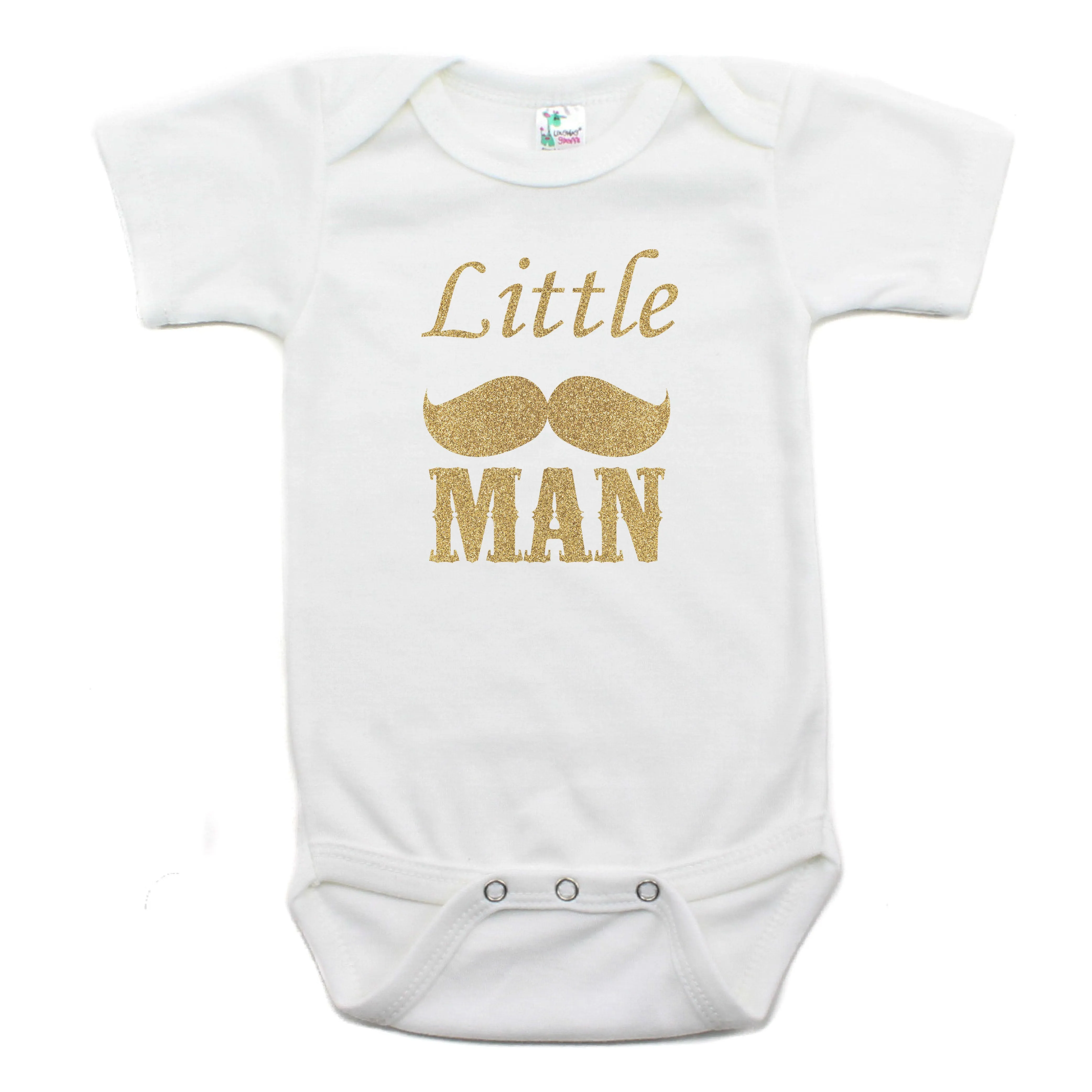 Dashing Little Man Mustache Short Sleeve Bodysuit