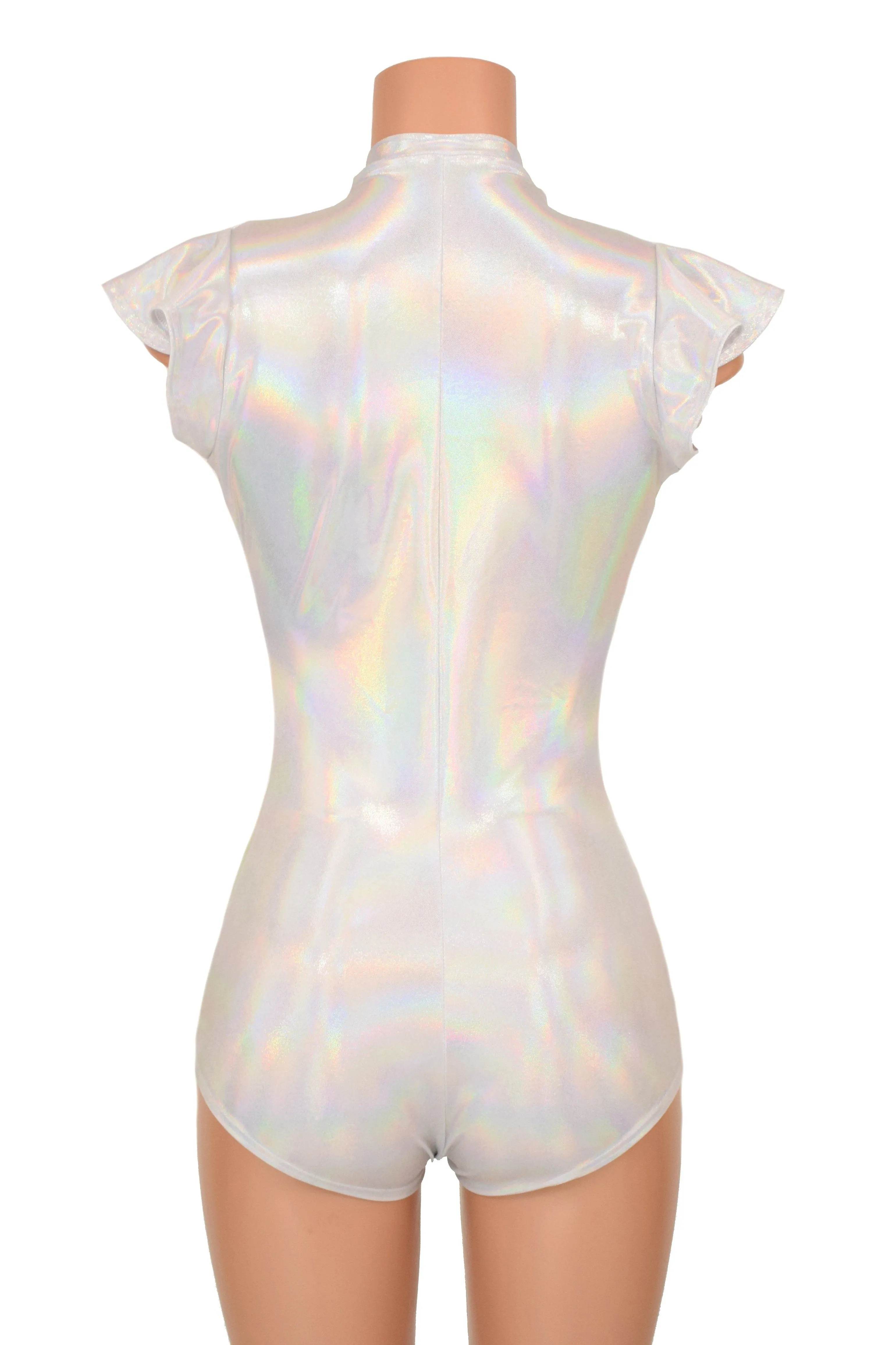 Deep Plunge Flashbulb Romper
