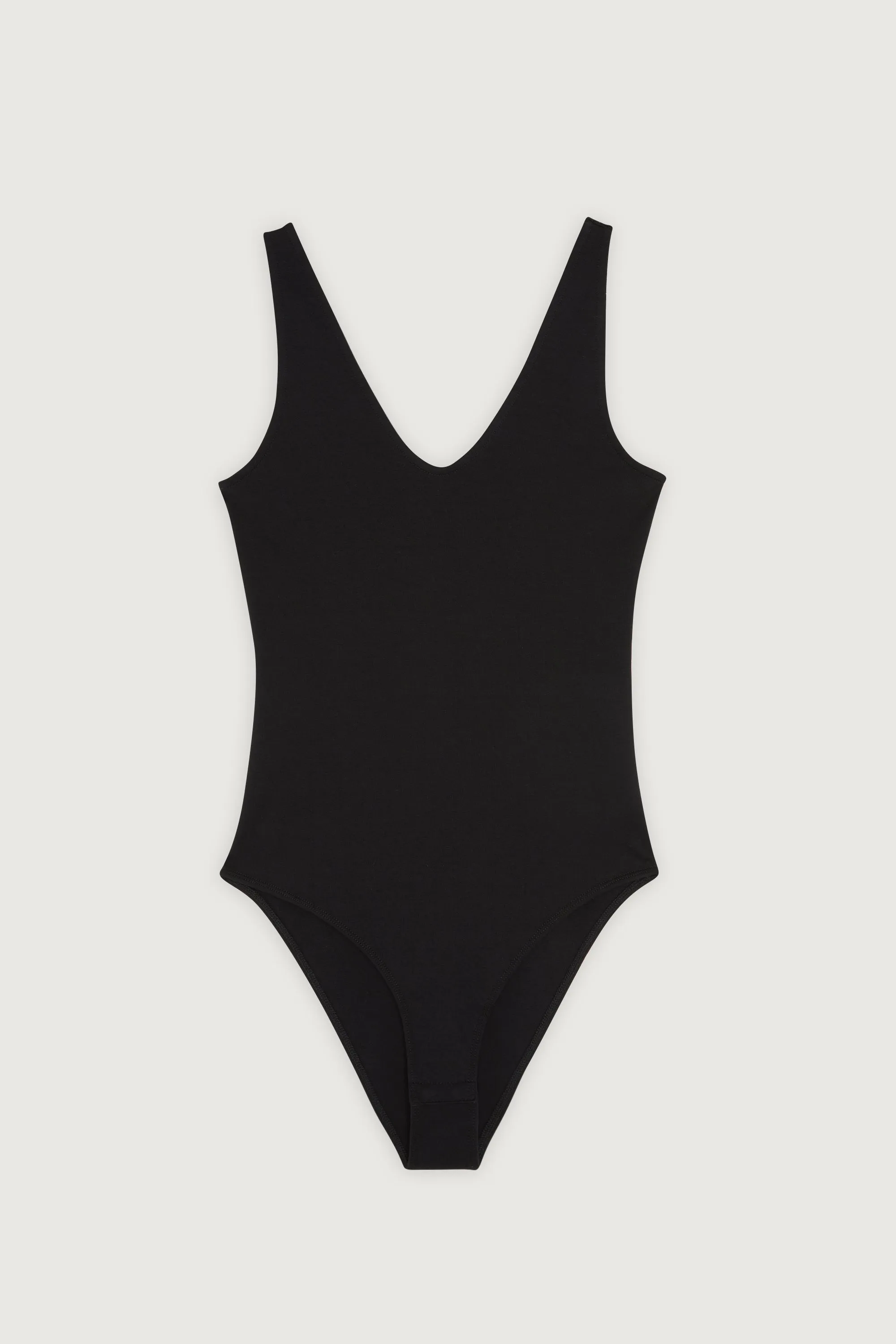 DEEP V-NECKLINE BODYSUIT