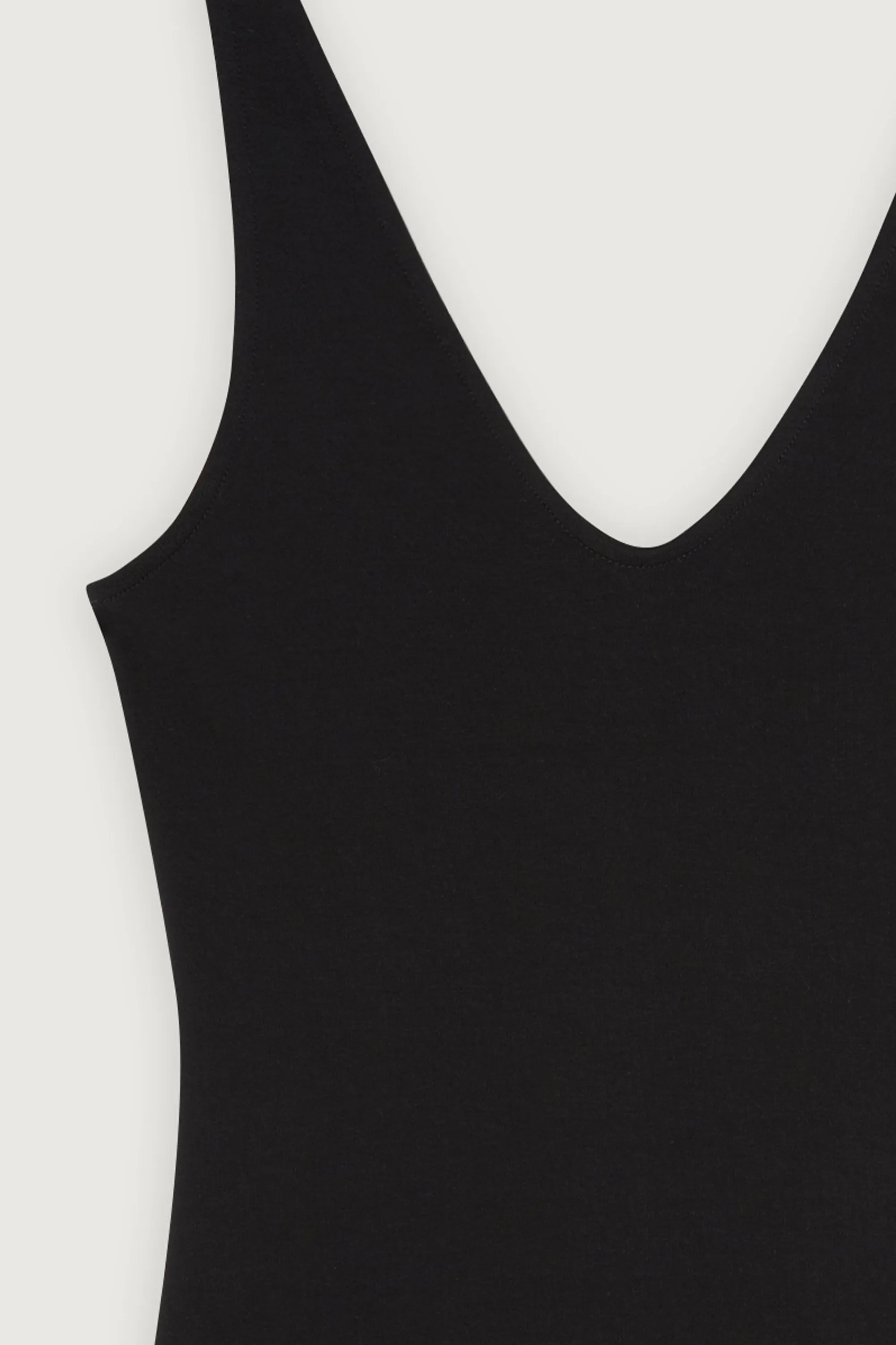 DEEP V-NECKLINE BODYSUIT