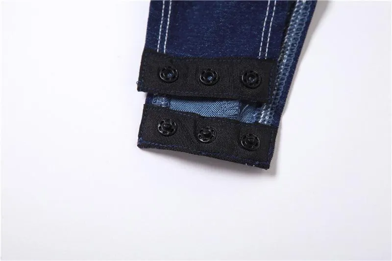 Denim zip-up backless v neck stitch cami bodysuit goth Alternative Darkwave Fashion goth Emo Darkwave Fashion