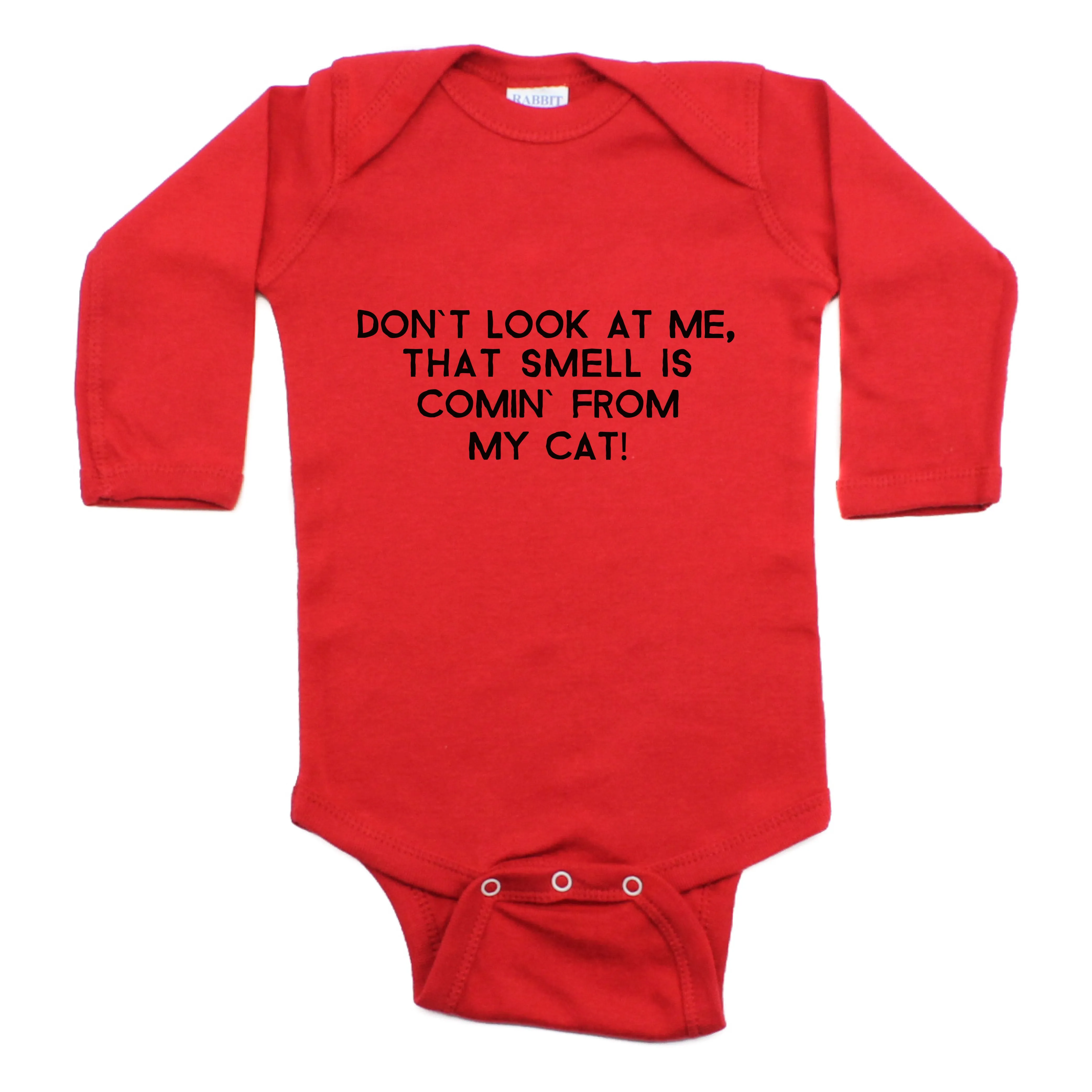 Don't Look At Me That Smell Is Coming From My Cat Long Sleeve Bodysuit