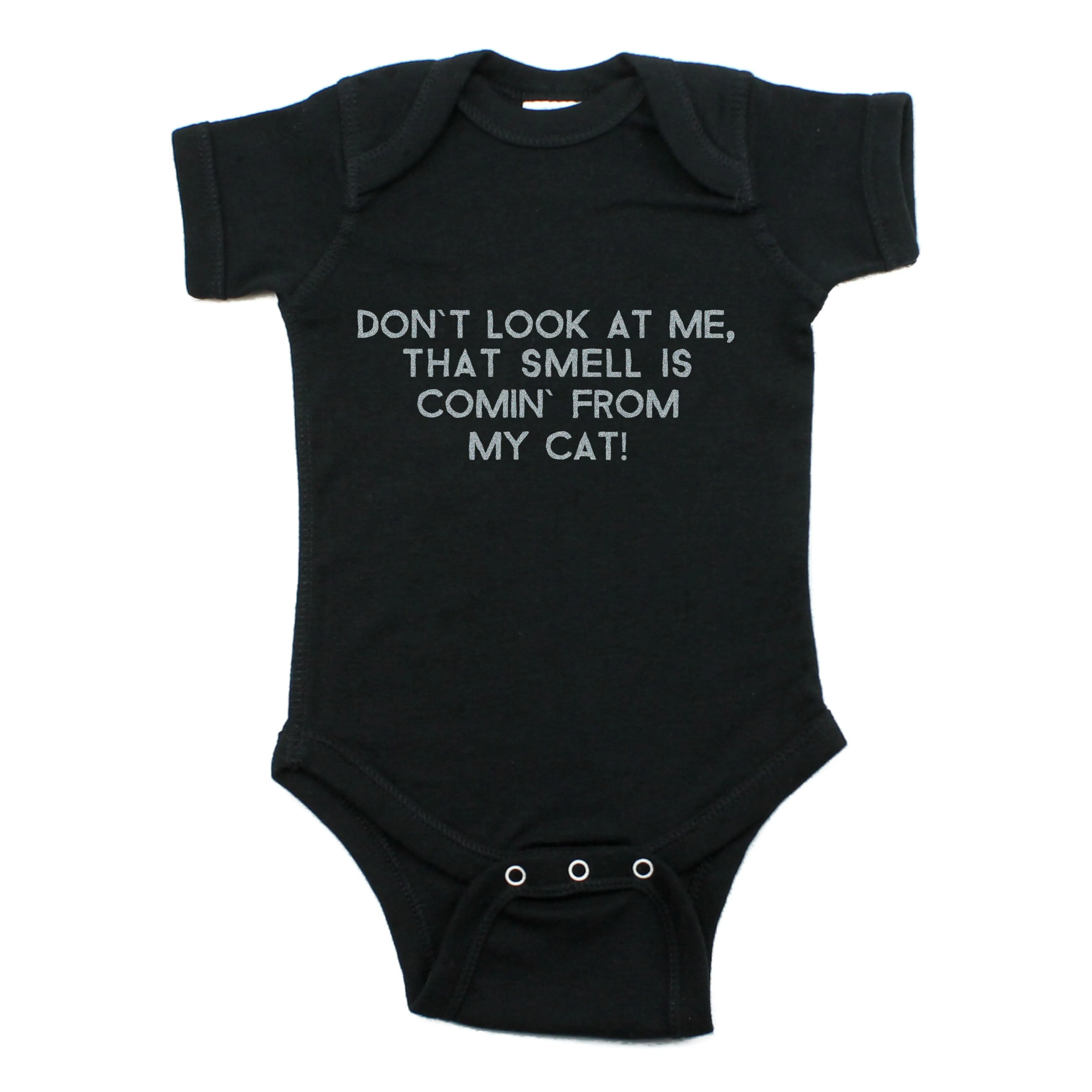 Don't Look At Me That Smell Is Coming From My cat Short Sleeve Bodysuit