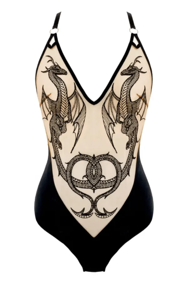 Dracona Bodysuit - Black
