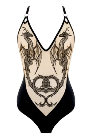 Dracona Bodysuit - Black