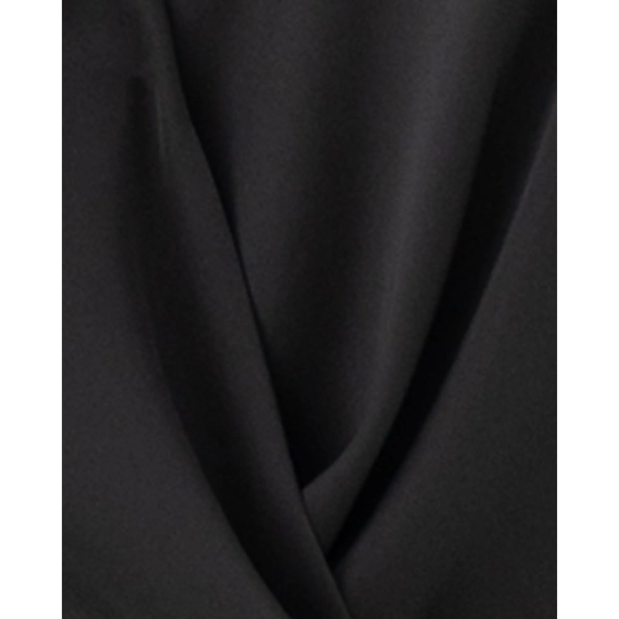 Draped Satin Long Sleeve Blouse Bodysuit