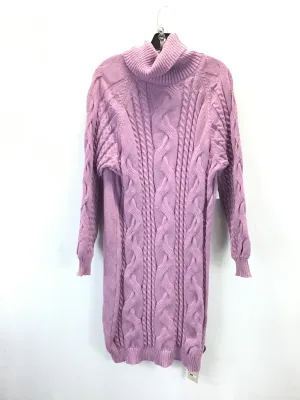 Dress Sweater By Clothes Mentor In Purple, Size: 1x