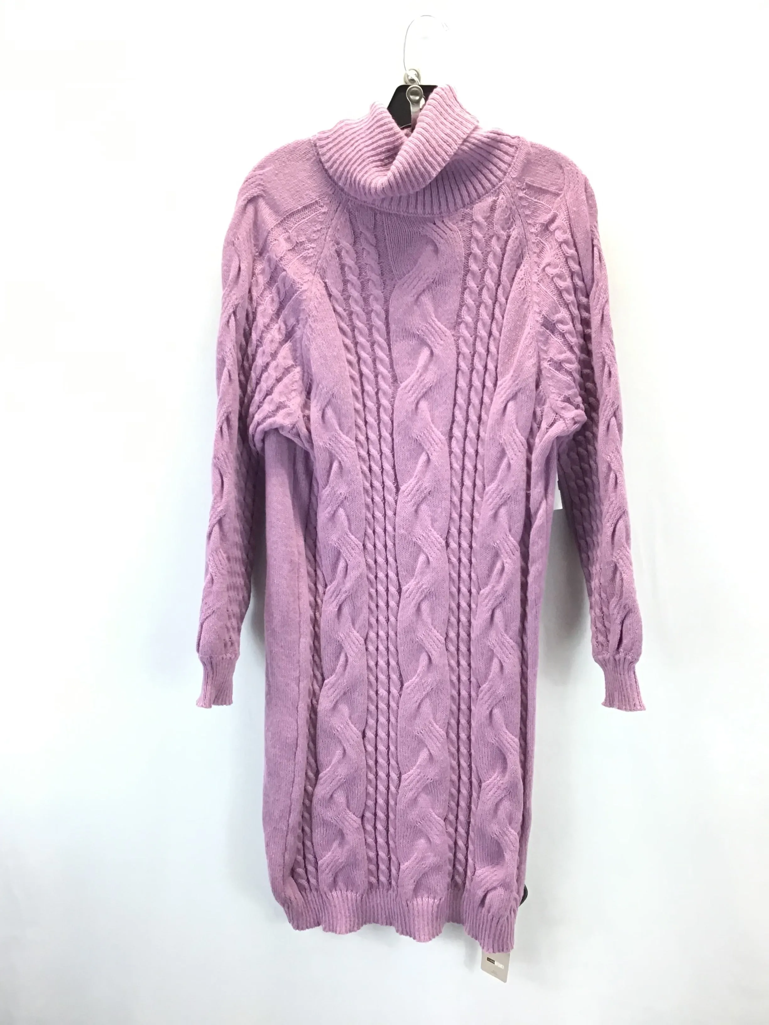 Dress Sweater By Clothes Mentor In Purple, Size: 1x