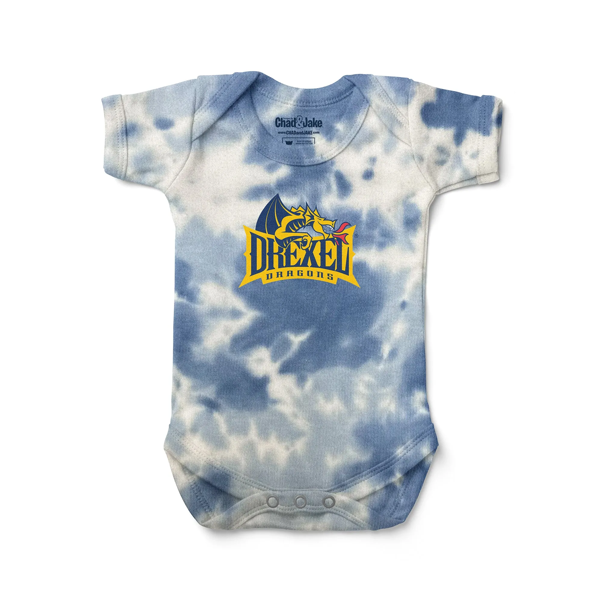 Drexel Dragons Logo Tie Dye Bodysuit