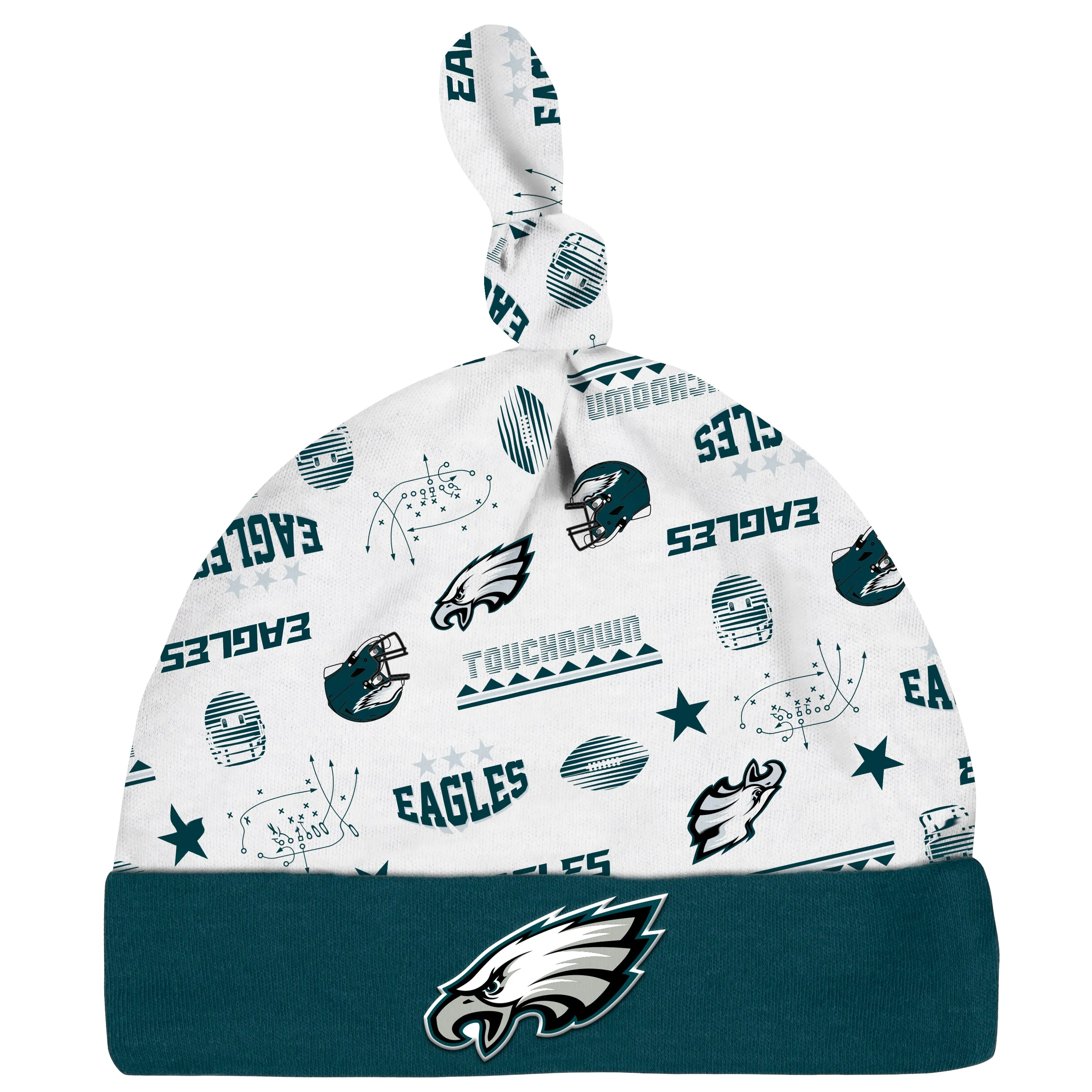 Eagles Baby Boys 3-Piece Bodysuit, Sleep 'N Play, and Cap Set