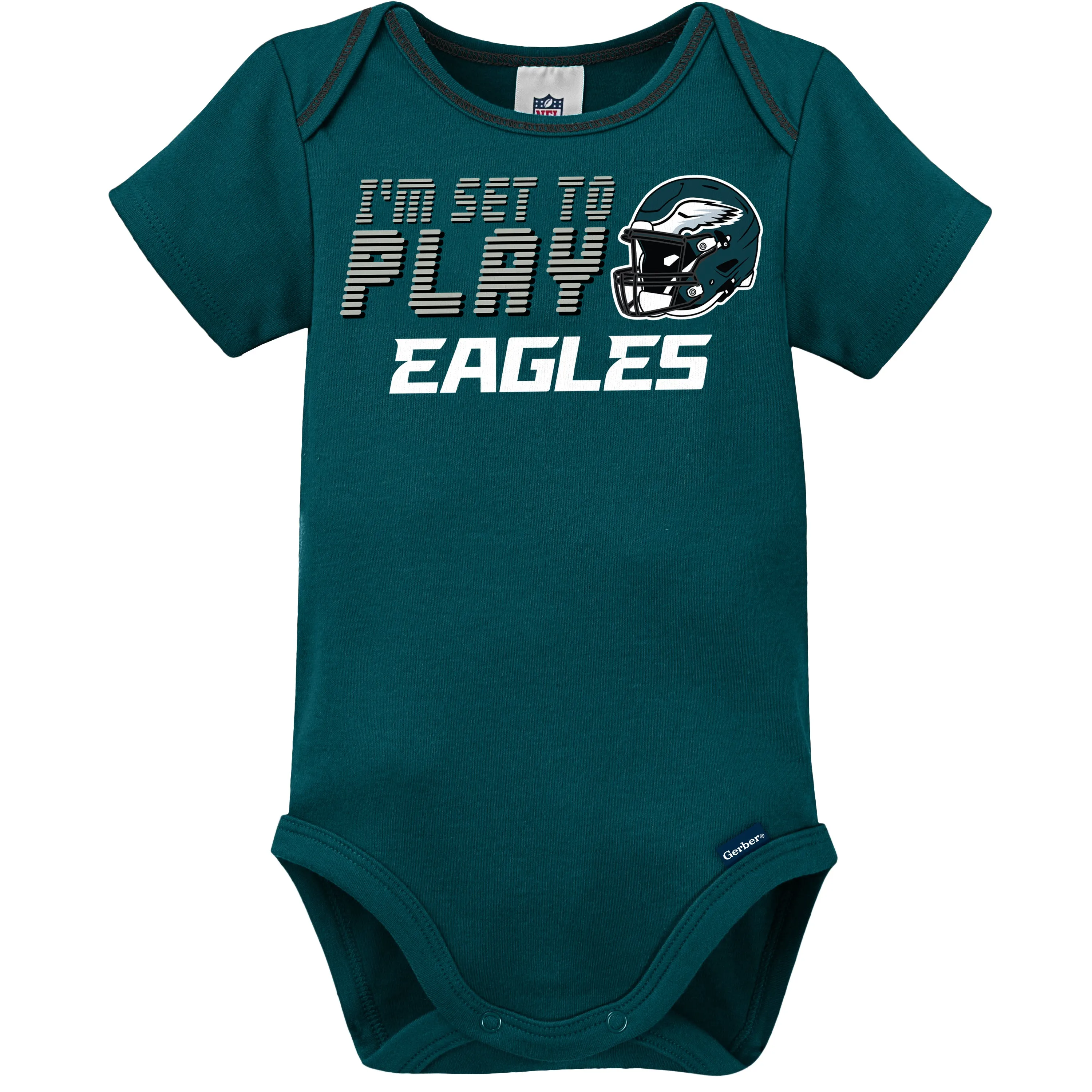 Eagles Baby Boys 3-Piece Bodysuit, Sleep 'N Play, and Cap Set