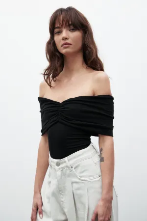 Eisley Sleeveless Bodysuit - Black