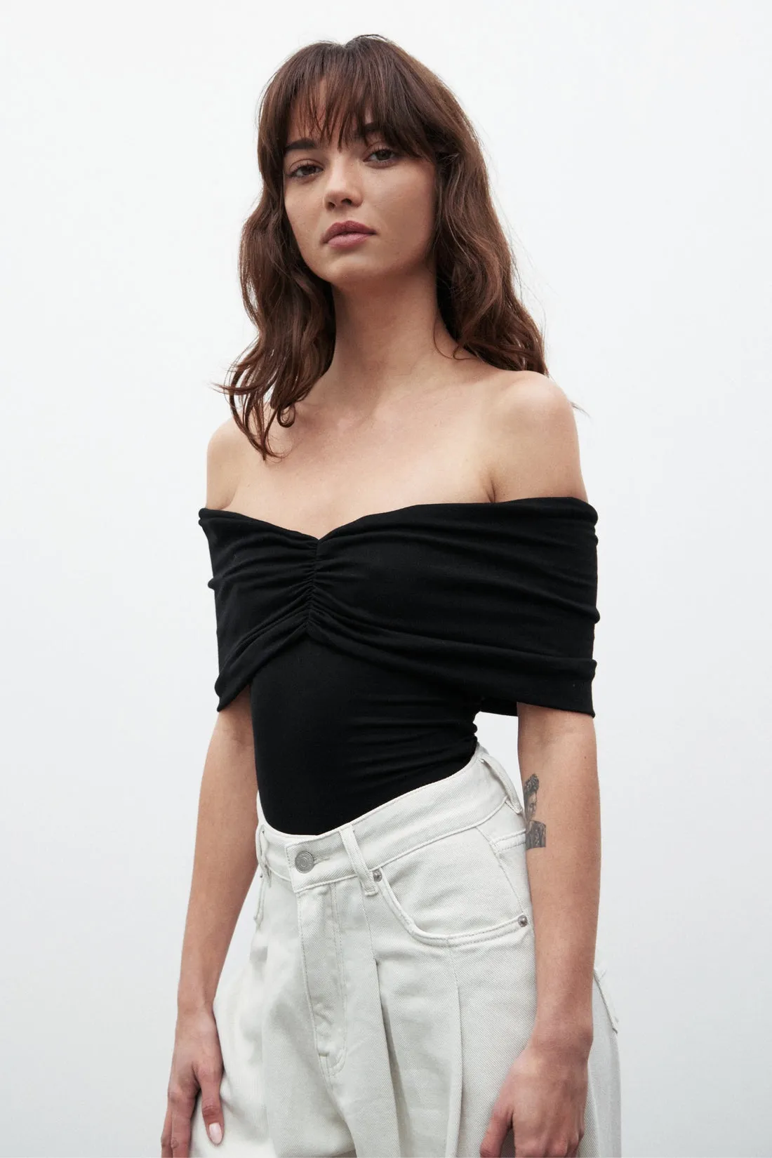 Eisley Sleeveless Bodysuit - Black