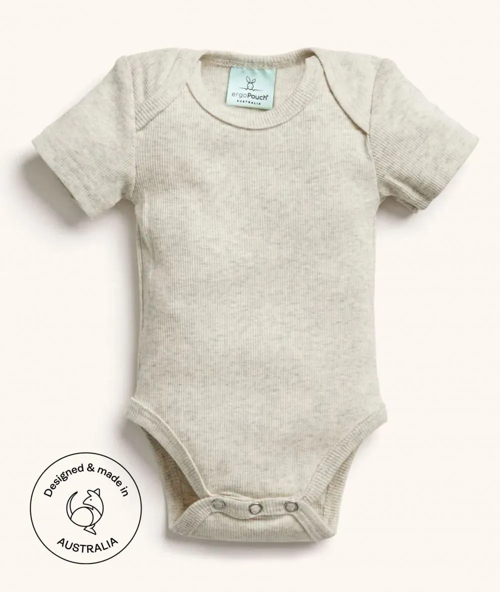 ergoPouch Short Sleeve Bodysuit - Grey Marle