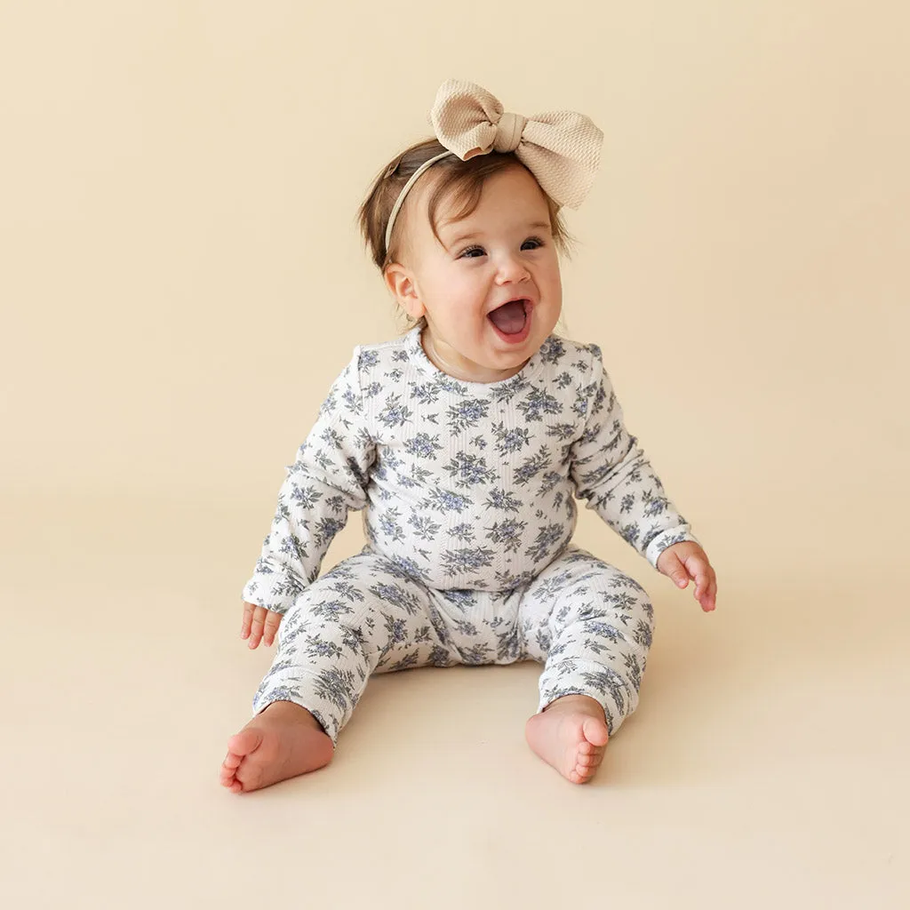 Esmerelda Pointelle Picot Edge Bodysuit