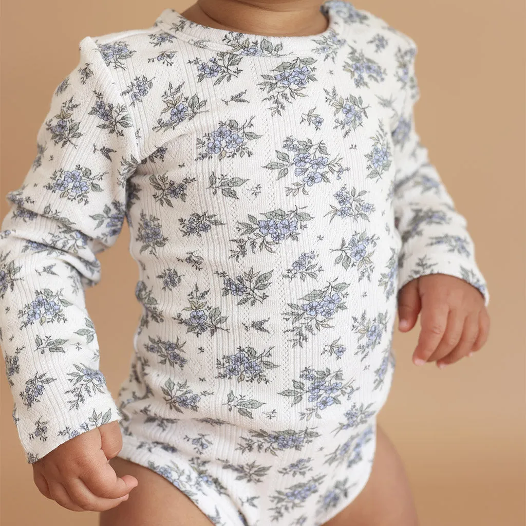 Esmerelda Pointelle Picot Edge Bodysuit