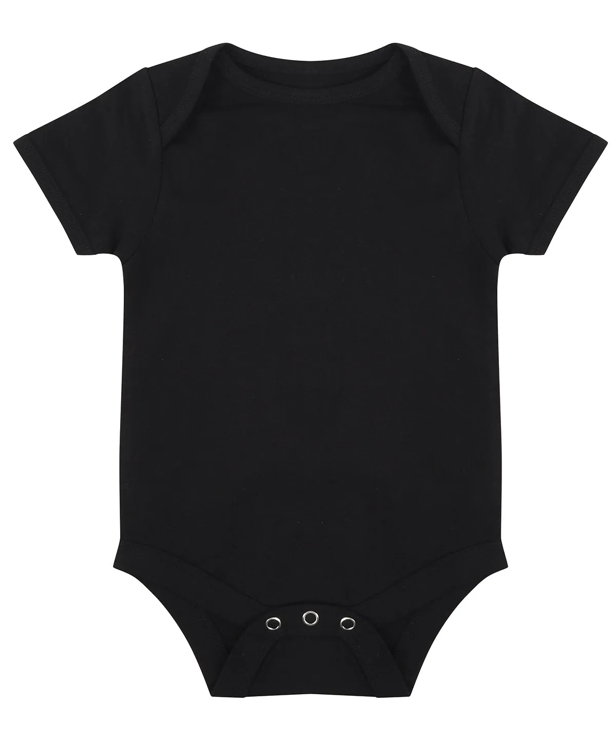 Essential short-sleeved bodysuit | Black