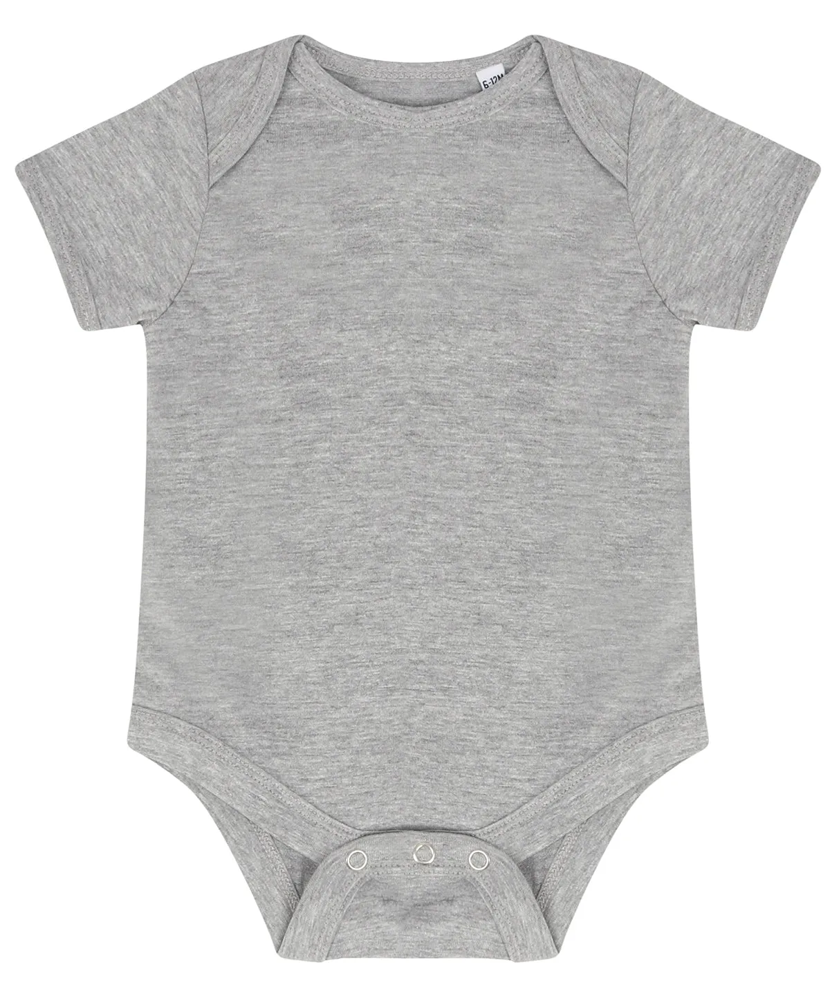 Essential short-sleeved bodysuit | Heather Grey