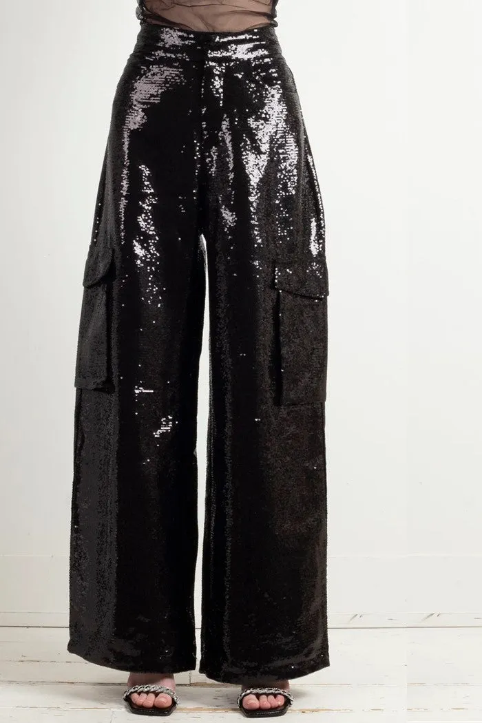 Everest Sequin Cargo Pant