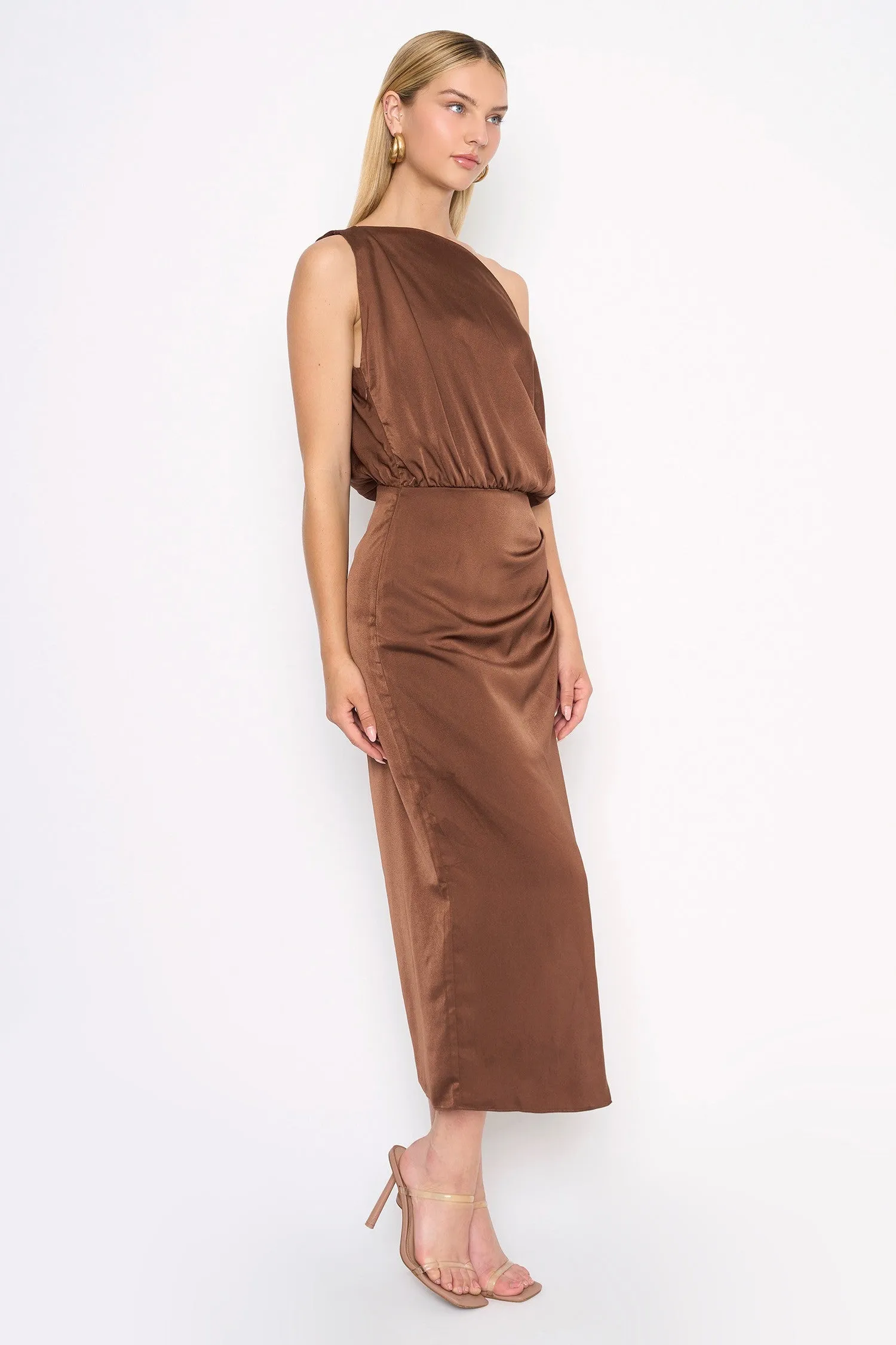 Evie Boat Neck Maxi Dress